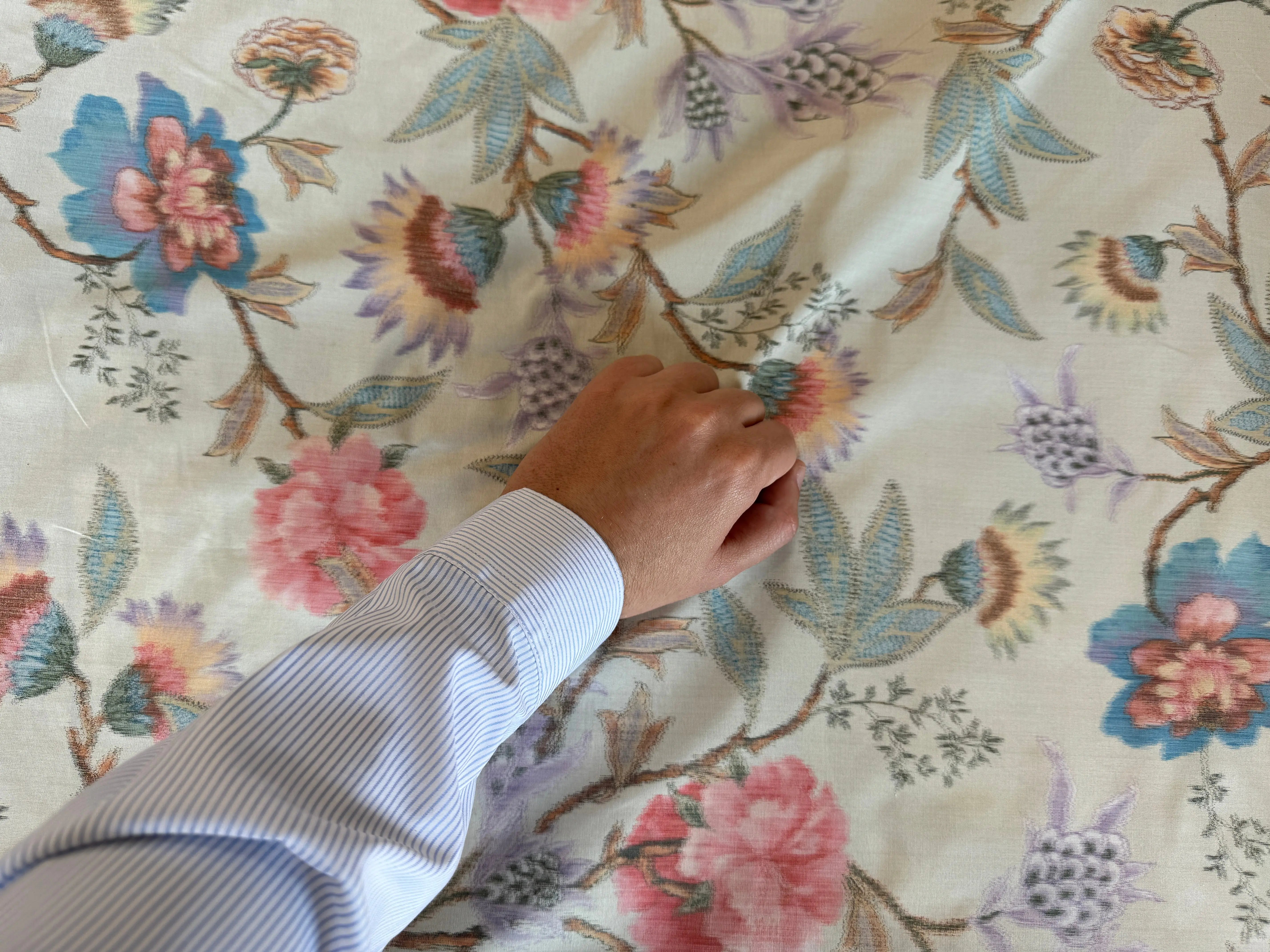 POPELINE OFFICINA FIORI ASTRATTI - My Little Coupon