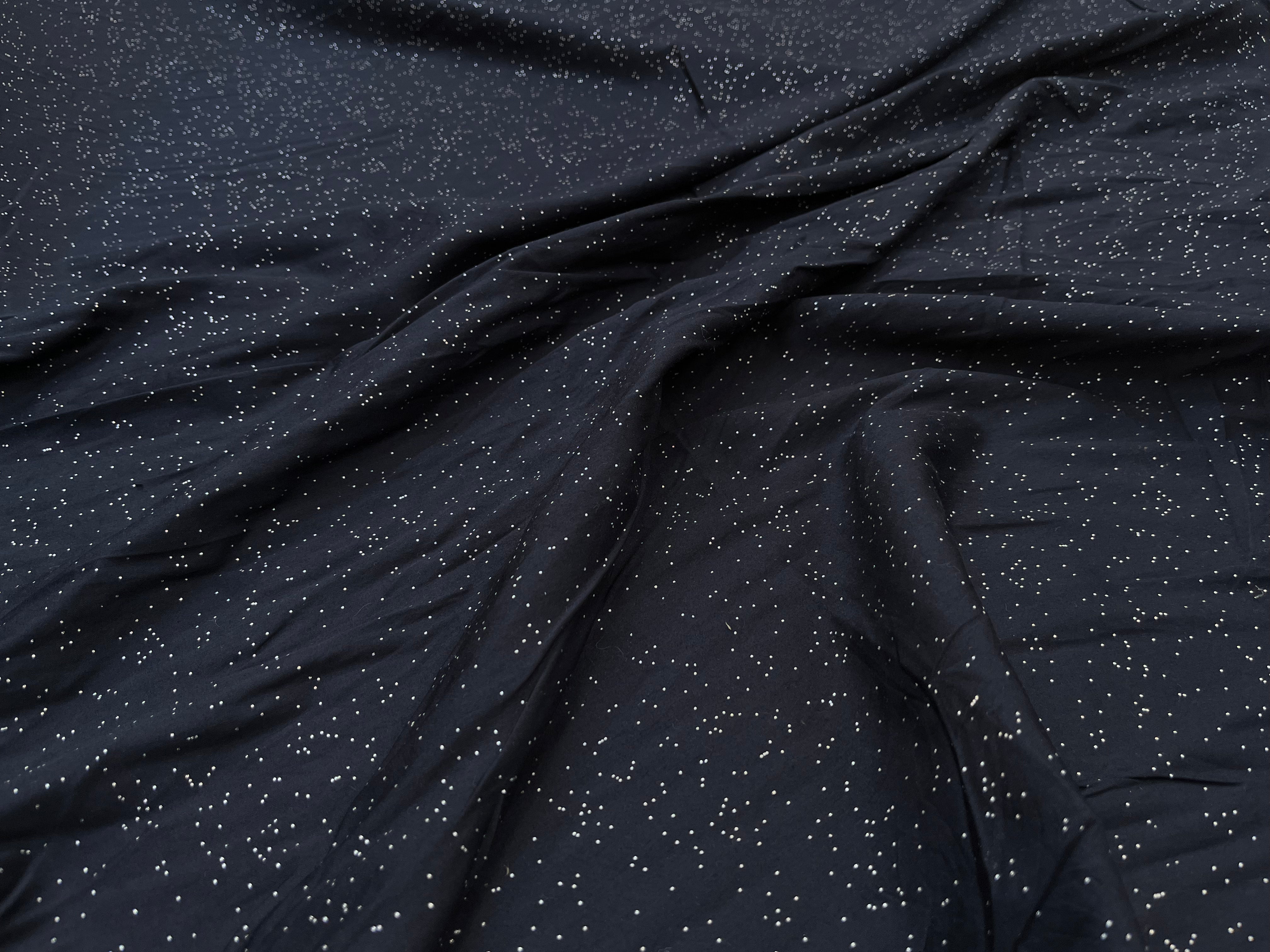 POPELINE SERGÉE 100% COTON NUIT ETOILE - My Little Coupon