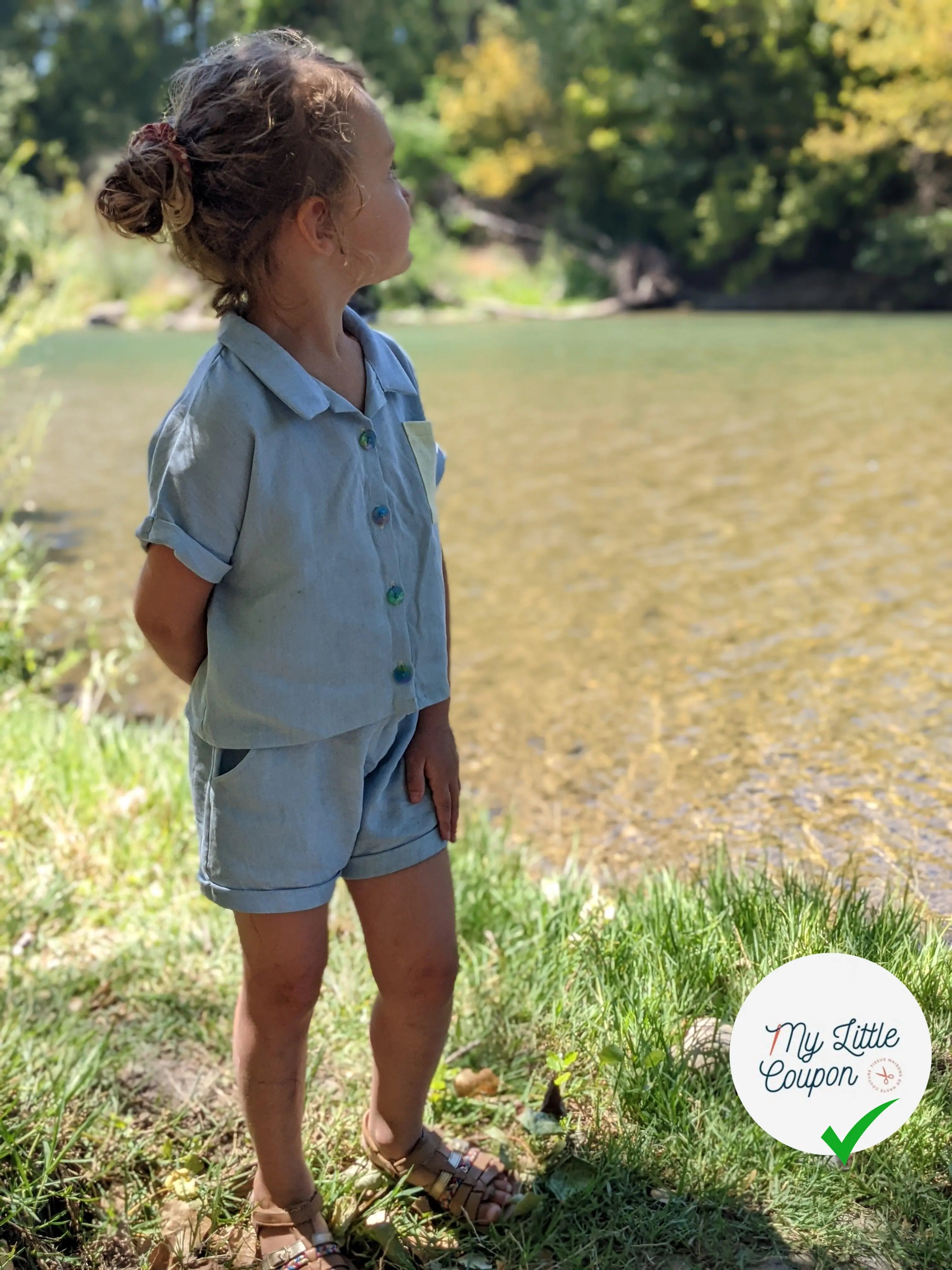 Pantalon & Short Etourneau | Du 6 mois au 5 ans | Marmaï Patterns - My Little Coupon - tissu - coudre