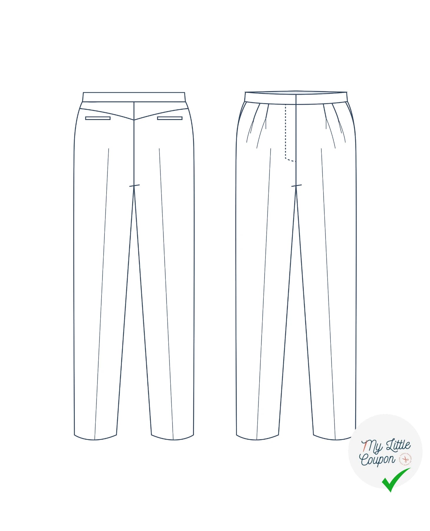 Pantalon d'Anna - Patron pdf - My Little Coupon
