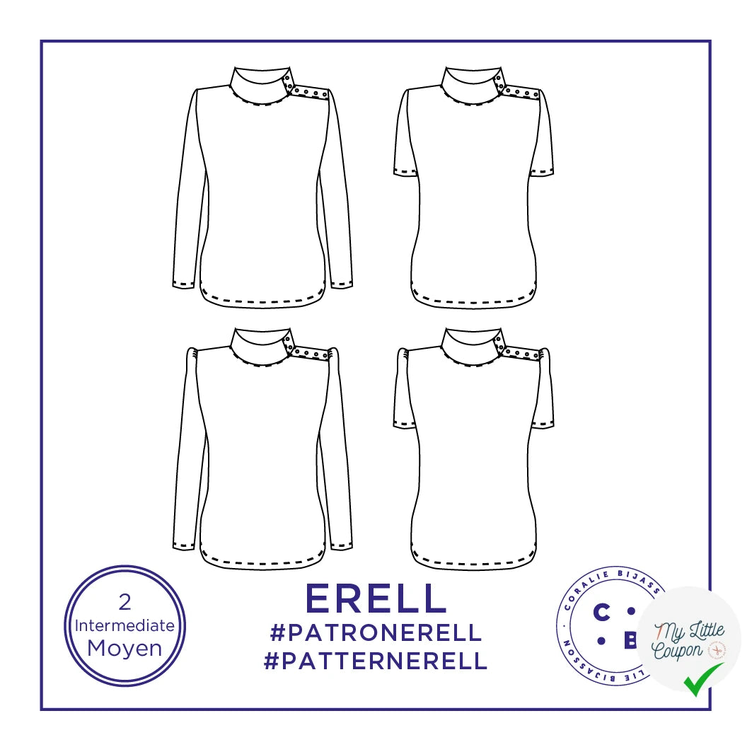 Patron Erell - Top - S/3XL - Moyen - My Little Coupon