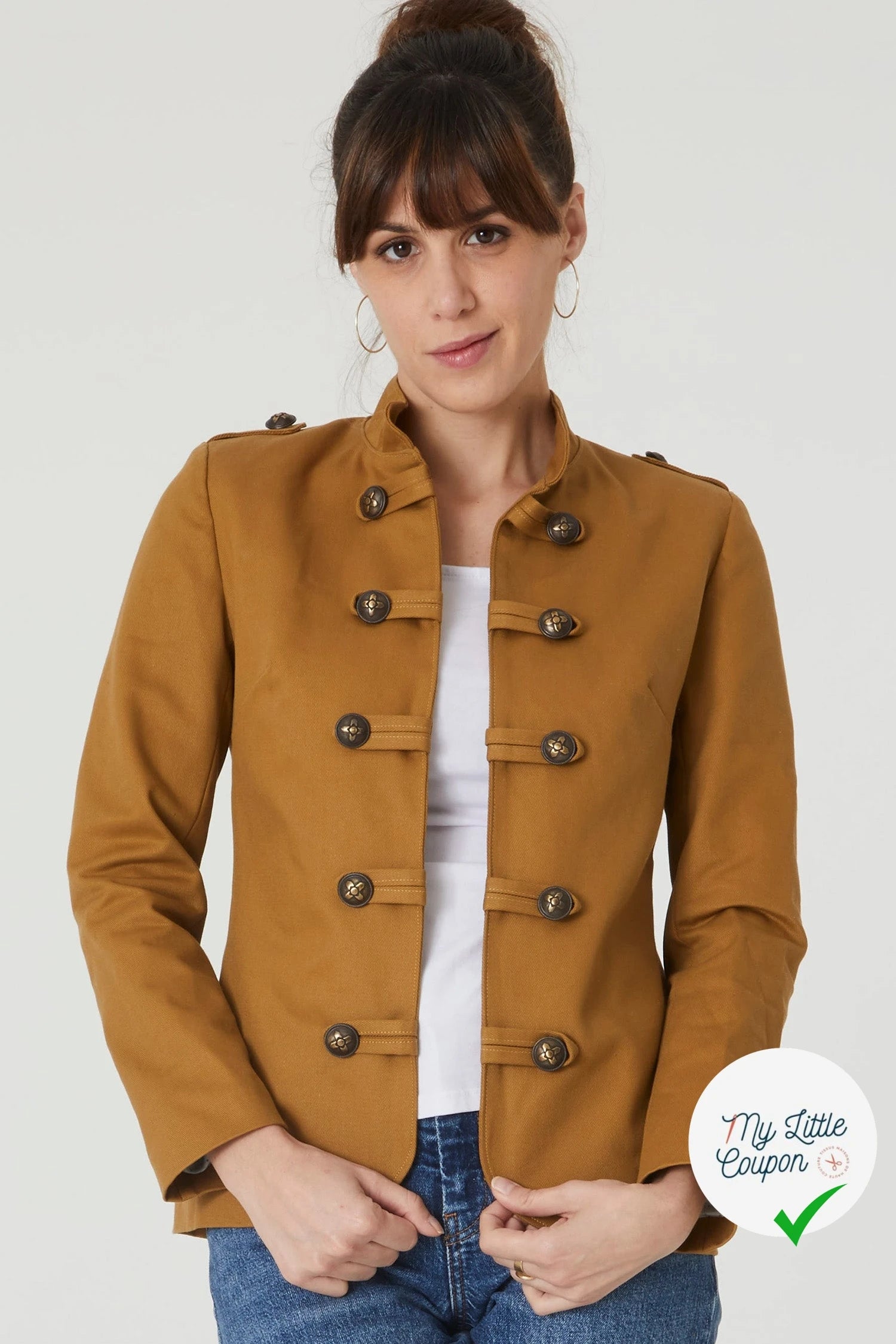 Patron Nadine - Veste - FR 34/56, US 2/24, UK 6/28 - Difficile - My Little Coupon