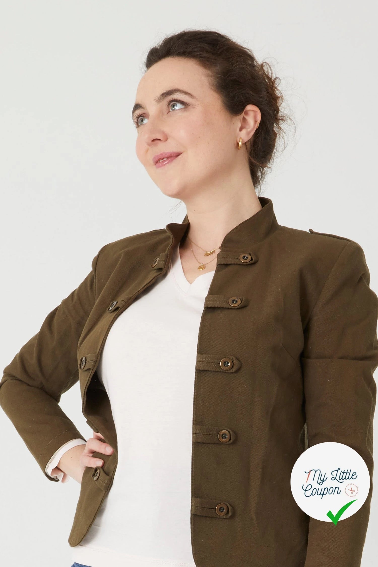 Patron Nadine - Veste - FR 34/56, US 2/24, UK 6/28 - Difficile - My Little Coupon