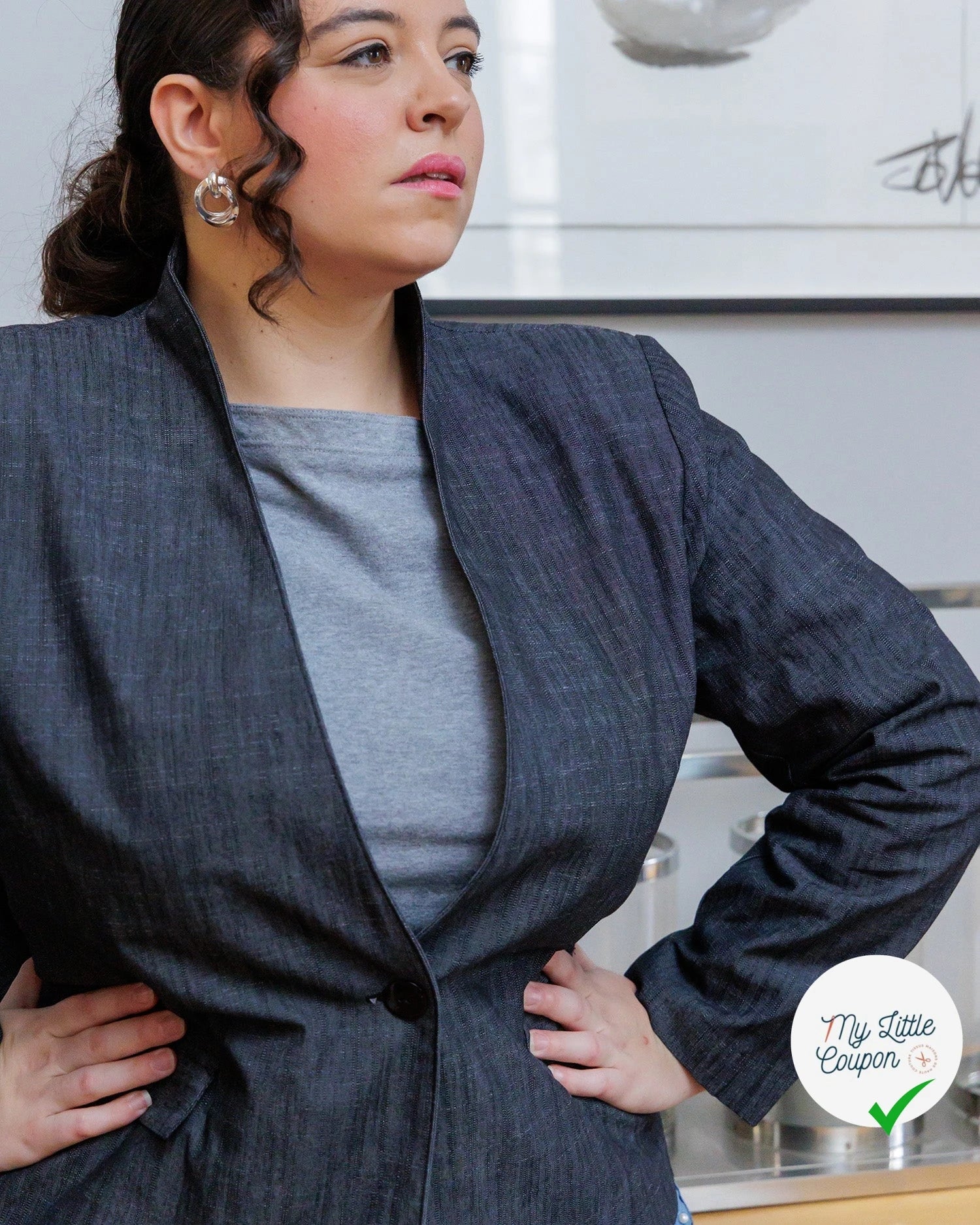 Patron Naïma - Veste - FR 34/56, US 2/24, UK 6/28 - Difficile - My Little Coupon
