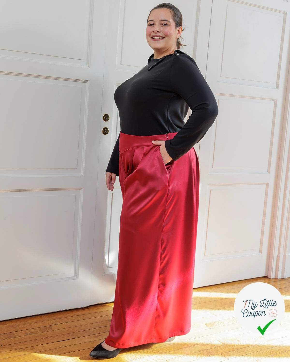 Patron Sanaz - Jupe culotte - FR 34/56, US 2/24, UK 6/28 - Moyen - My Little Coupon