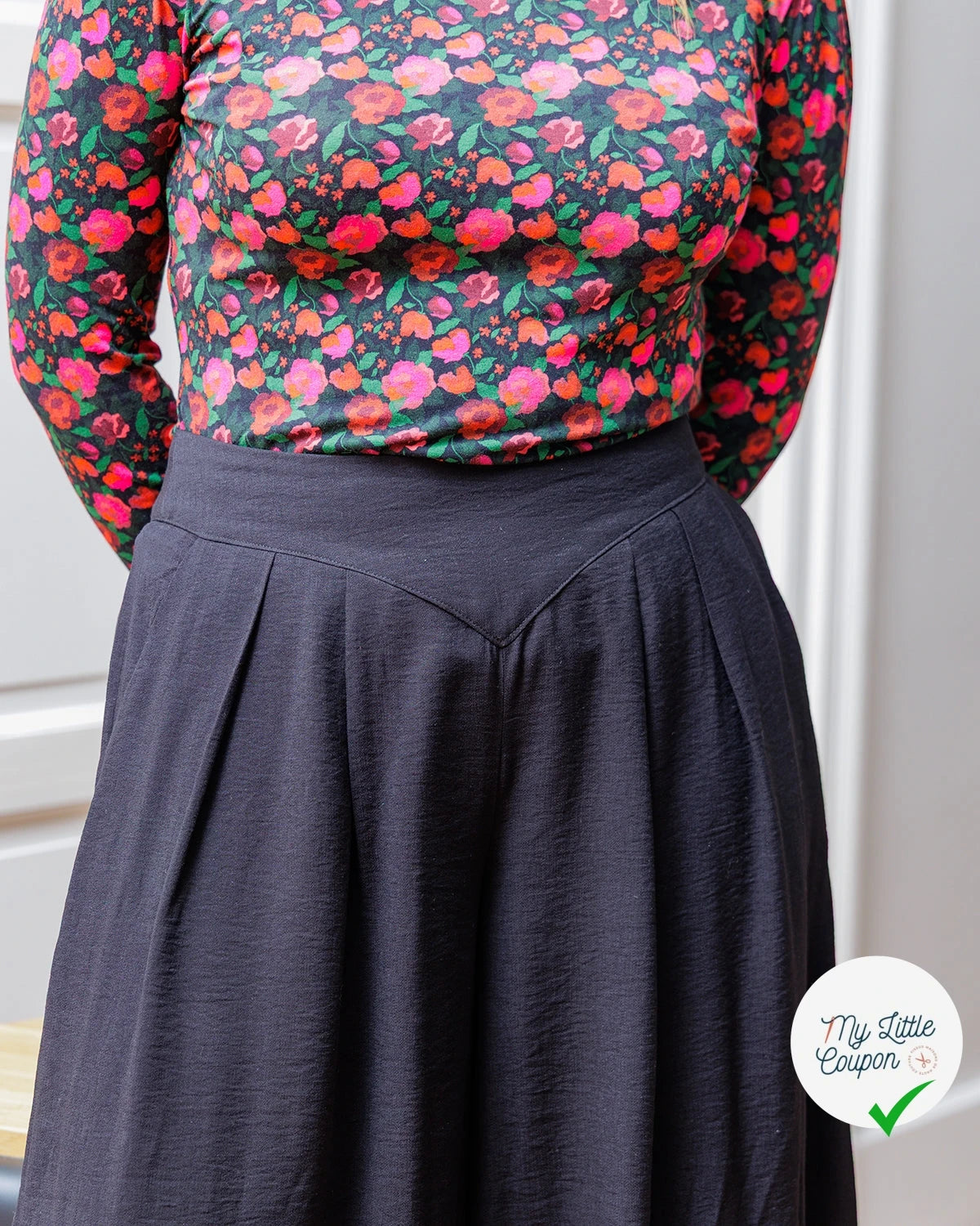 Patron Sanaz - Jupe culotte - FR 34/56, US 2/24, UK 6/28 - Moyen - My Little Coupon