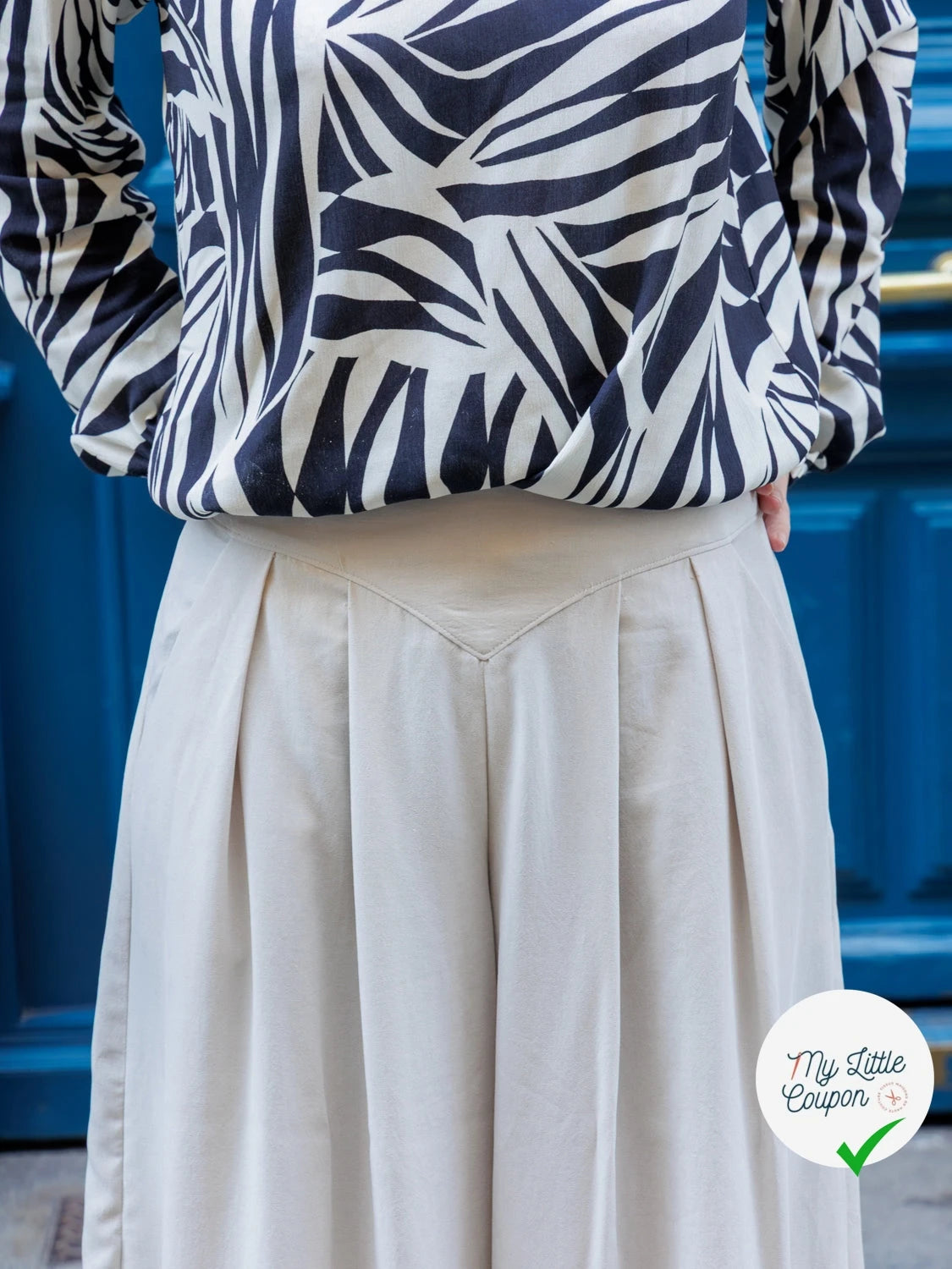 Patron Sanaz - Jupe culotte - FR 34/56, US 2/24, UK 6/28 - Moyen - My Little Coupon