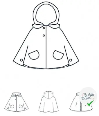 Patron cape Perrine - L'Enfant Roi - My Little Coupon
