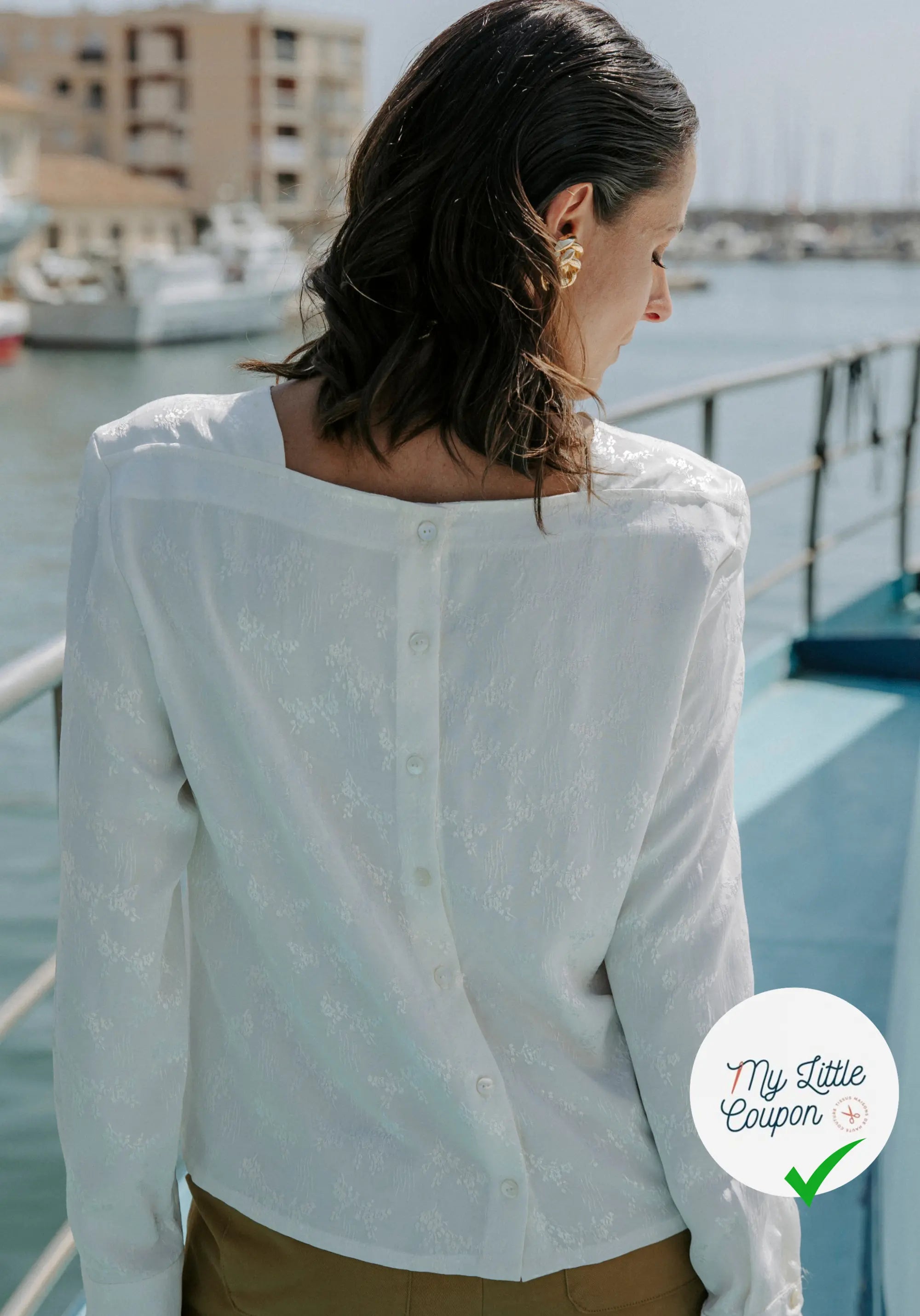 Patron couture La blouse DEFERLANTE / Patron pochette - My Little Coupon