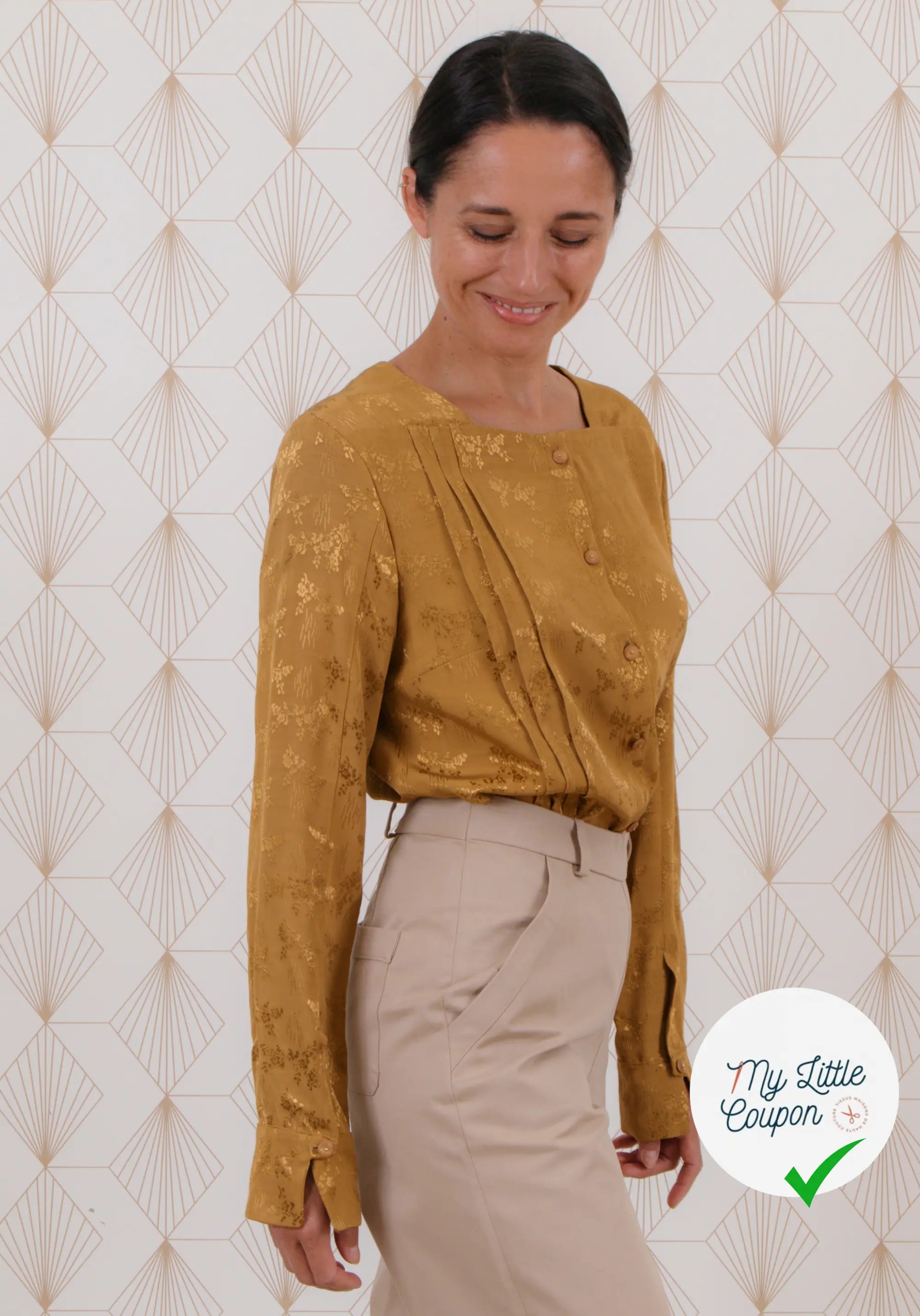 Patron couture La blouse DEFERLANTE / Patron pochette - My Little Coupon