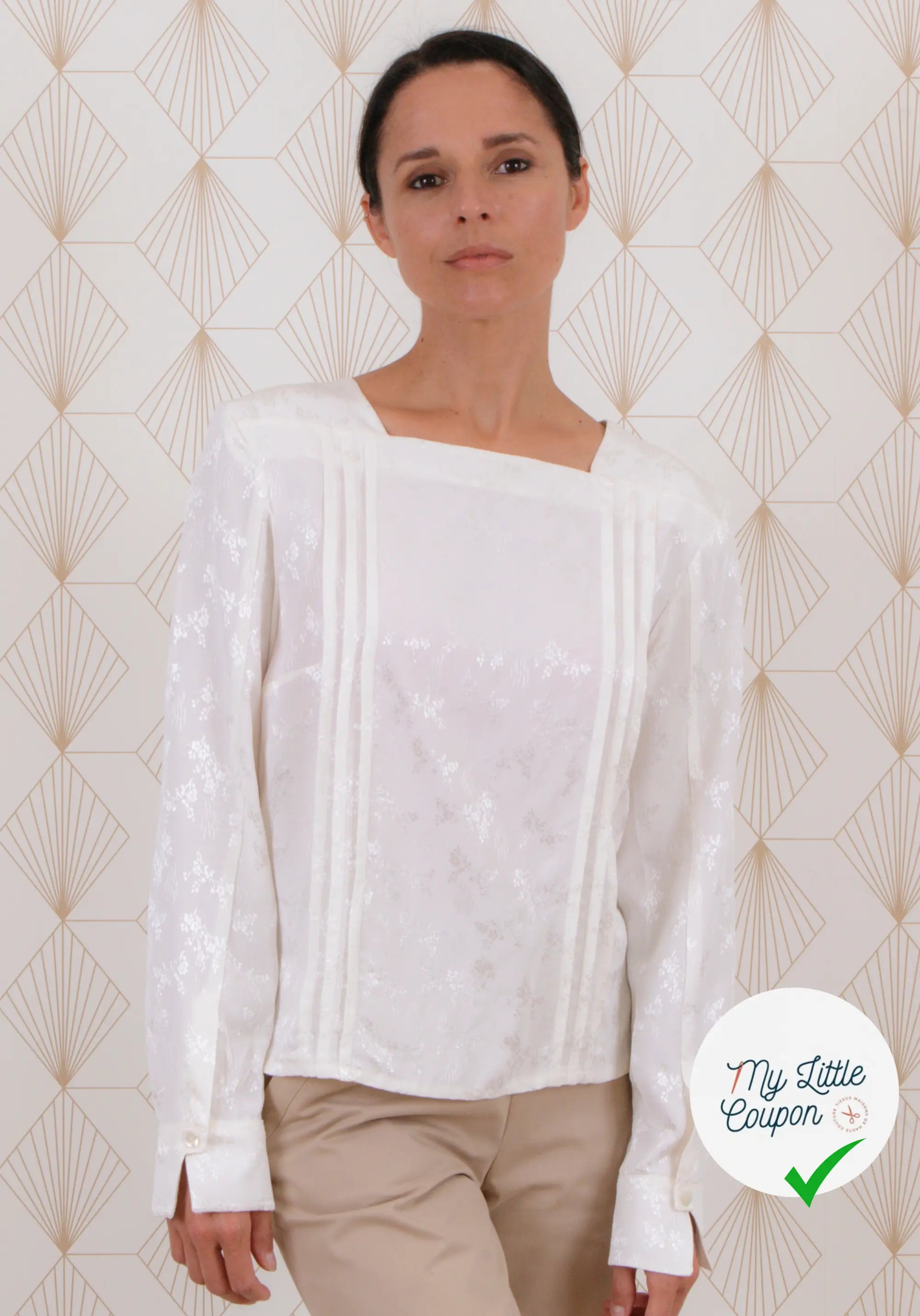Patron couture La blouse DEFERLANTE / Patron pochette - My Little Coupon