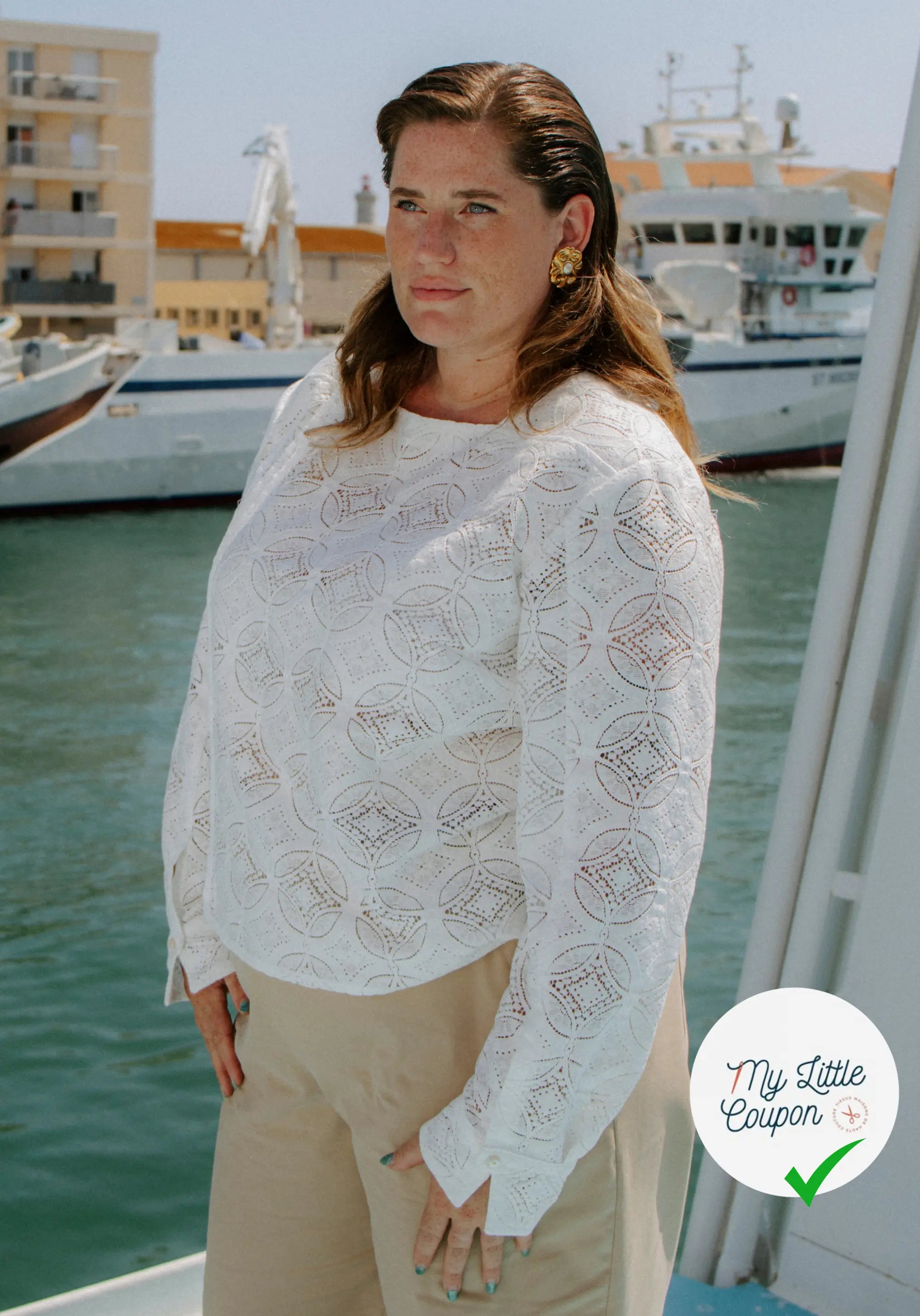Patron couture La blouse DEFERLANTE / Patron pochette - My Little Coupon