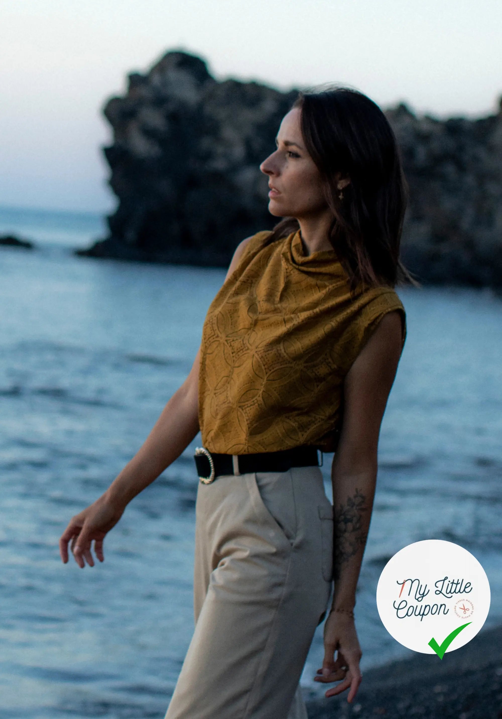 Patron couture La blouse TEMPETE / Patron pochette - My Little Coupon