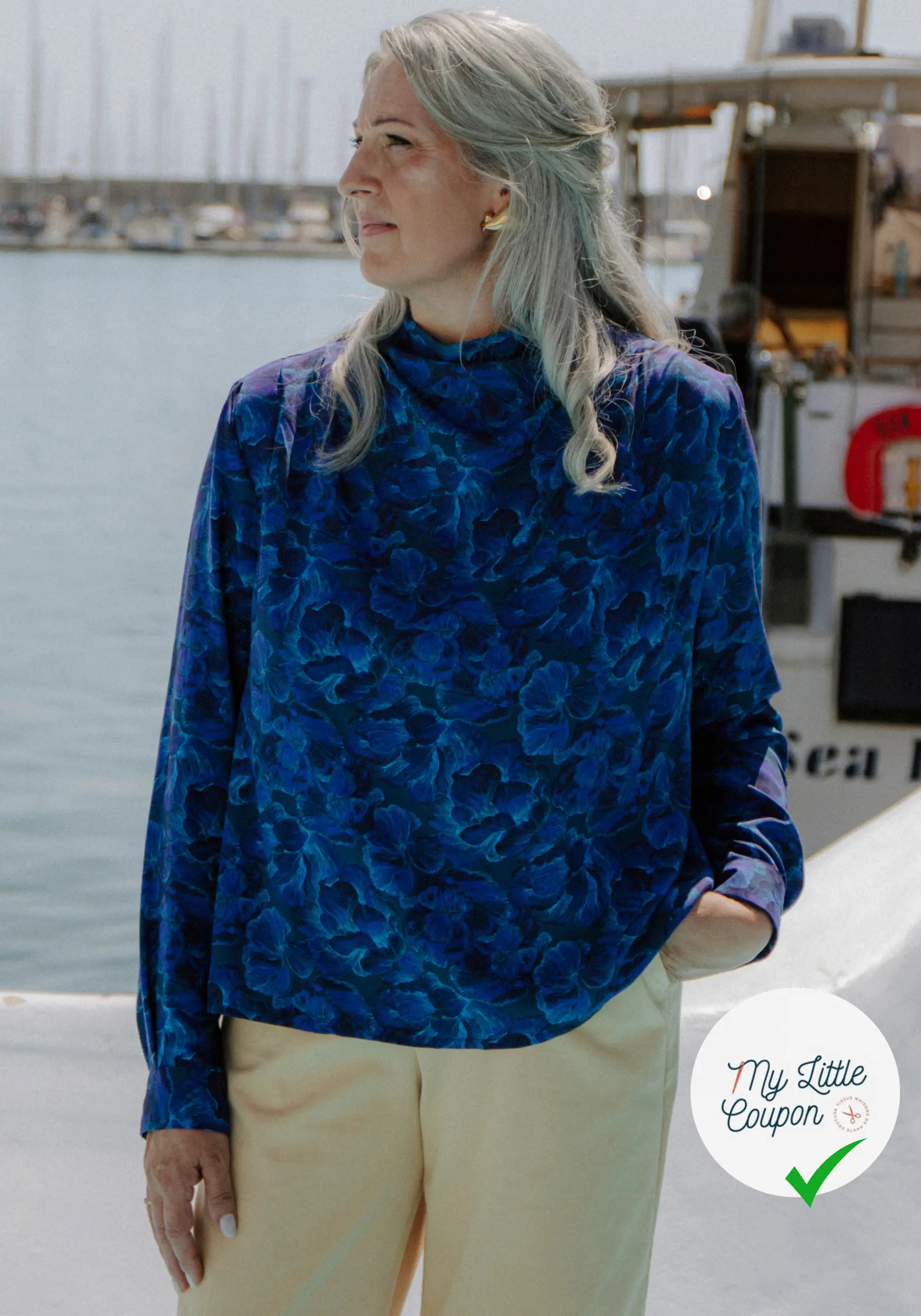 Patron couture La blouse TEMPETE / Patron pochette - My Little Coupon