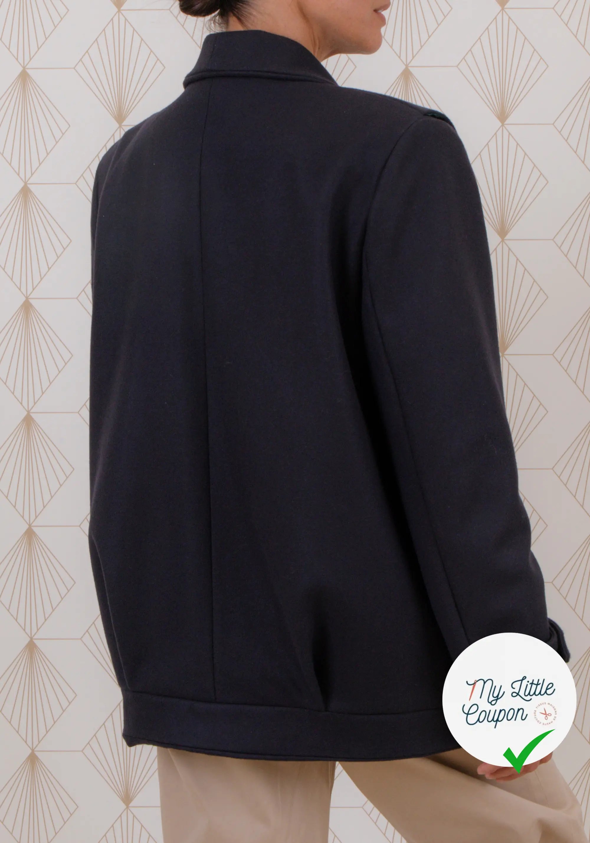 Patron couture Le Manteau CLIFF/ Patron pochette - My Little Coupon