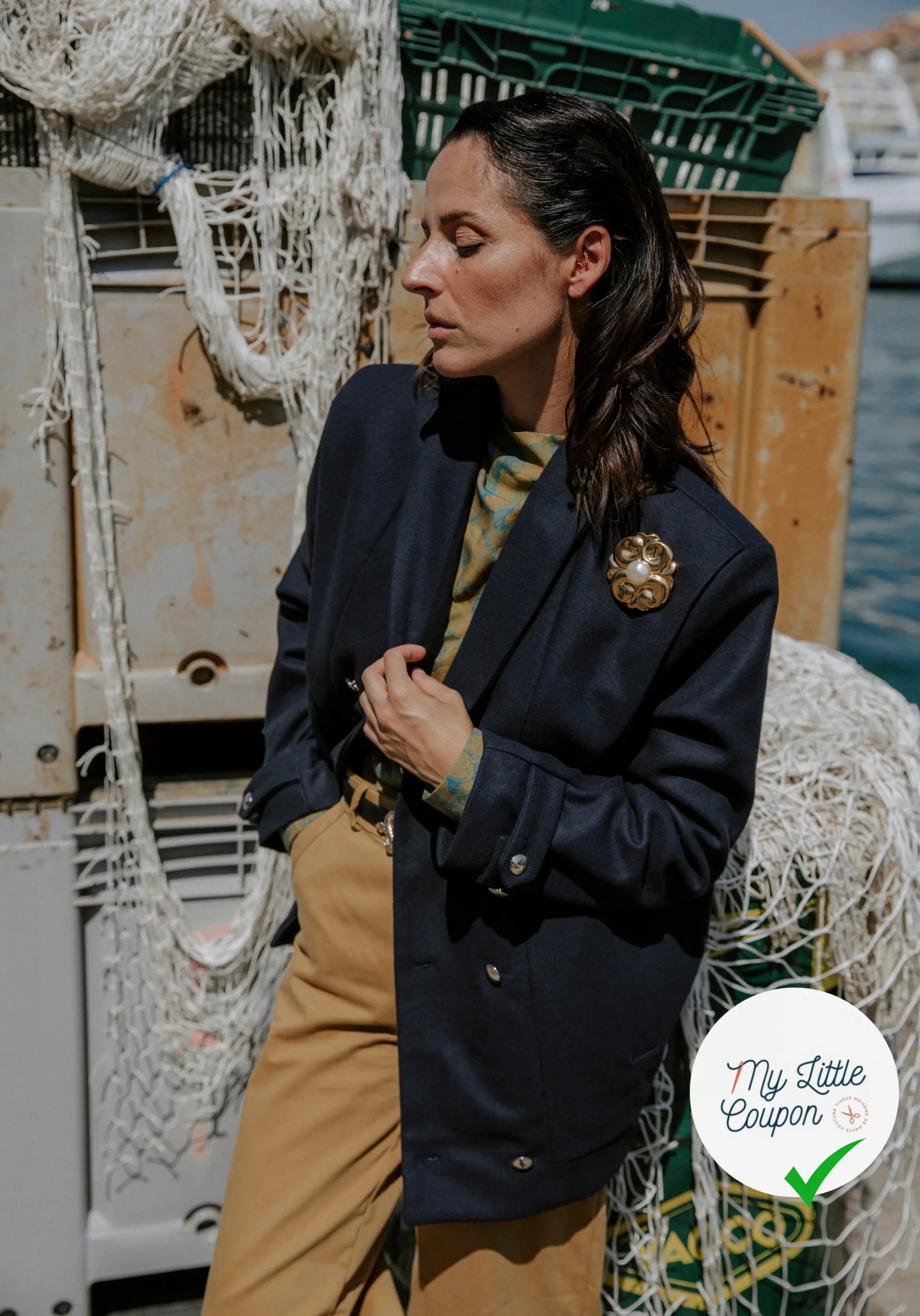 Patron couture Le Manteau CLIFF/ Patron pochette - My Little Coupon
