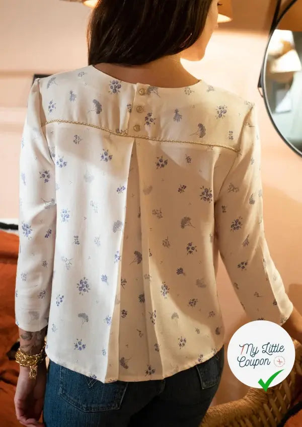 Patron couture blouse Violette / Patron pochette - My Little Coupon