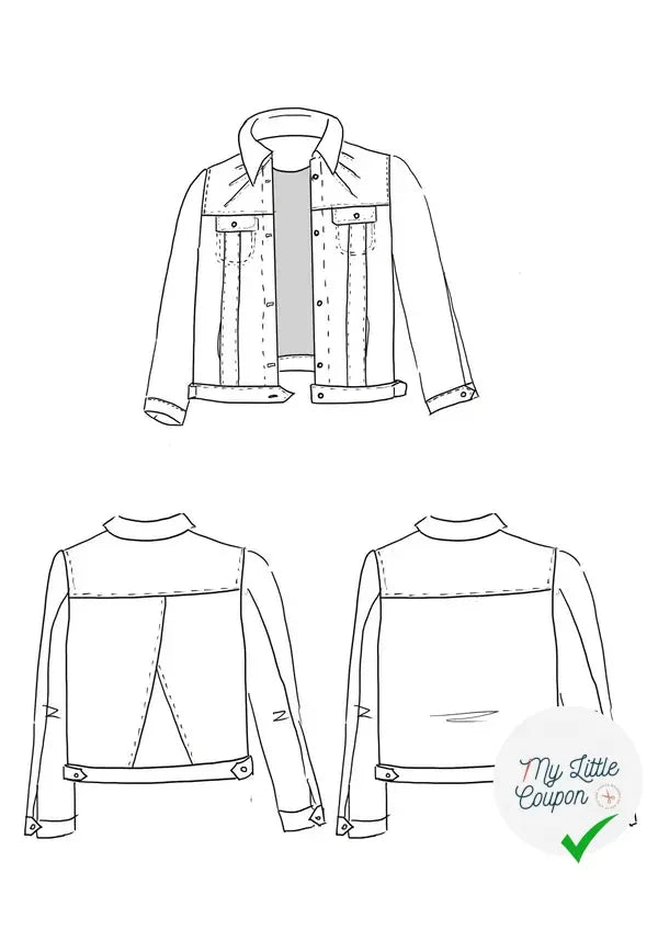 Patron couture blouson Pilar / Patron pochette - My Little Coupon