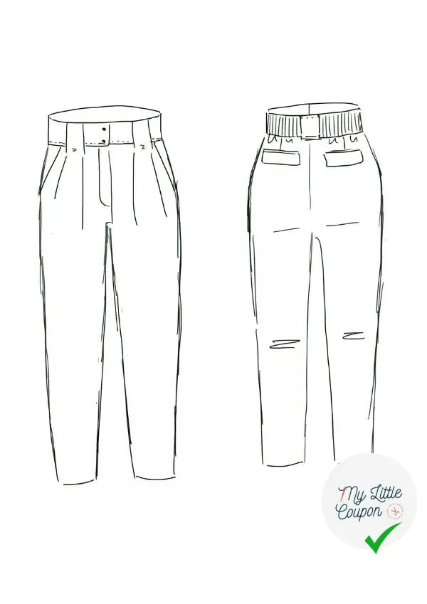 Patron couture pantalon, short Bélem / Patron pochette - My Little Coupon
