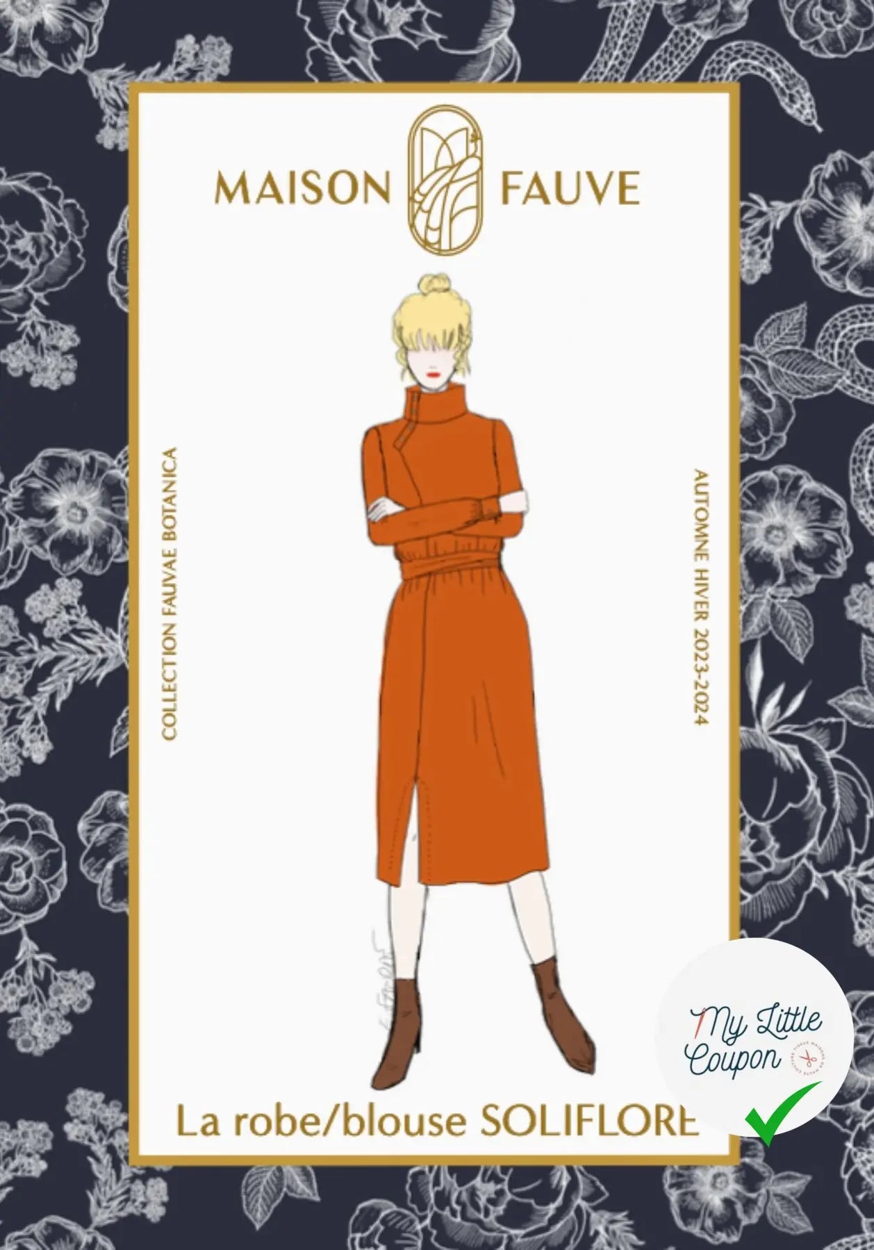 Patron couture robe, blouse Soliflore / Patron pochette - My Little Coupon