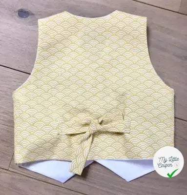 Patron de gilet et nœud papillon Hippolyte - L'Enfant Roi - My Little Coupon