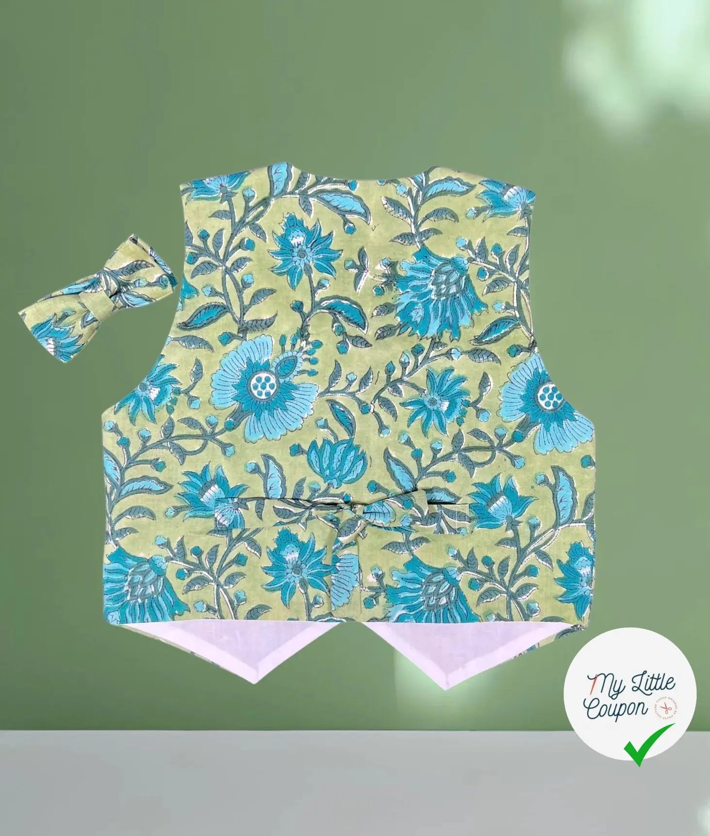 Patron de gilet et nœud papillon Hippolyte - L'Enfant Roi - My Little Coupon