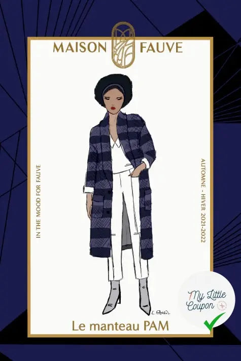 Patron manteau Pam / Patron pochette - My Little Coupon