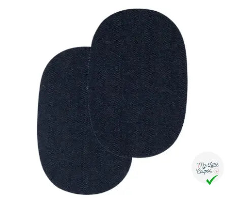 RENFORT THERMOCOLLANT 10 x 15 CM BLEU FONCÉ - My Little Coupon