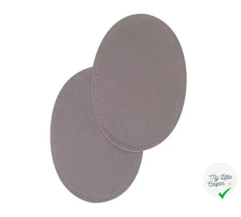 RENFORT THERMOCOLLANT 9,5 x 14 CM GRIS CLAIR - My Little Coupon