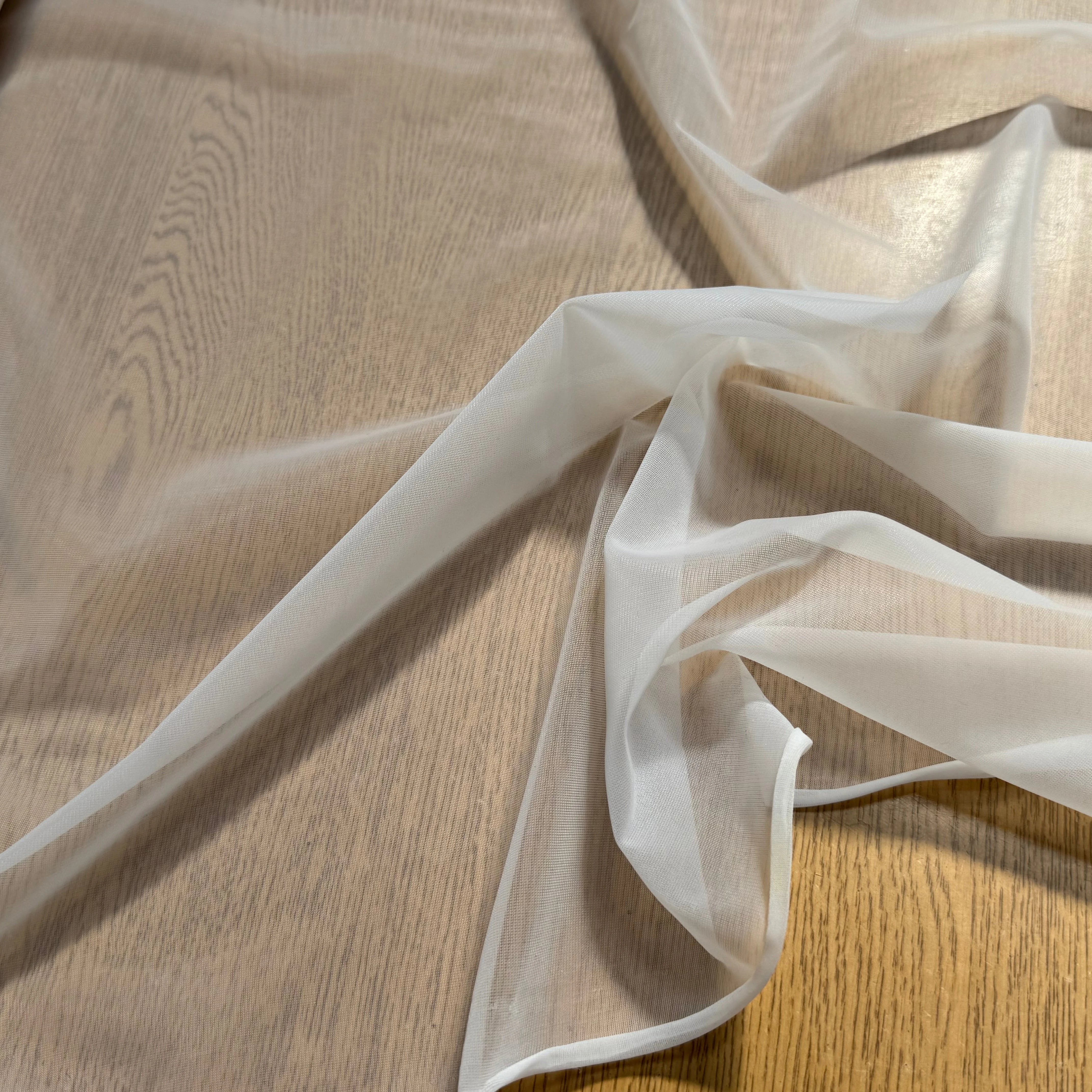 RESILE 100% POLYAMIDE LISSE STRETCH BLANC - My Little Coupon
