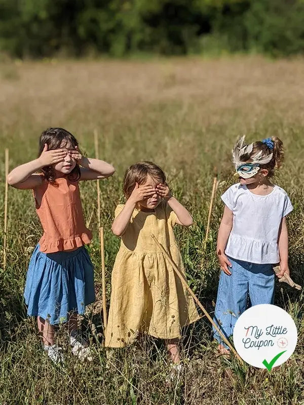 Robe Linotte | Du 3 au 12 ans | Marmaï Patterns - My Little Coupon - tissu - coudre