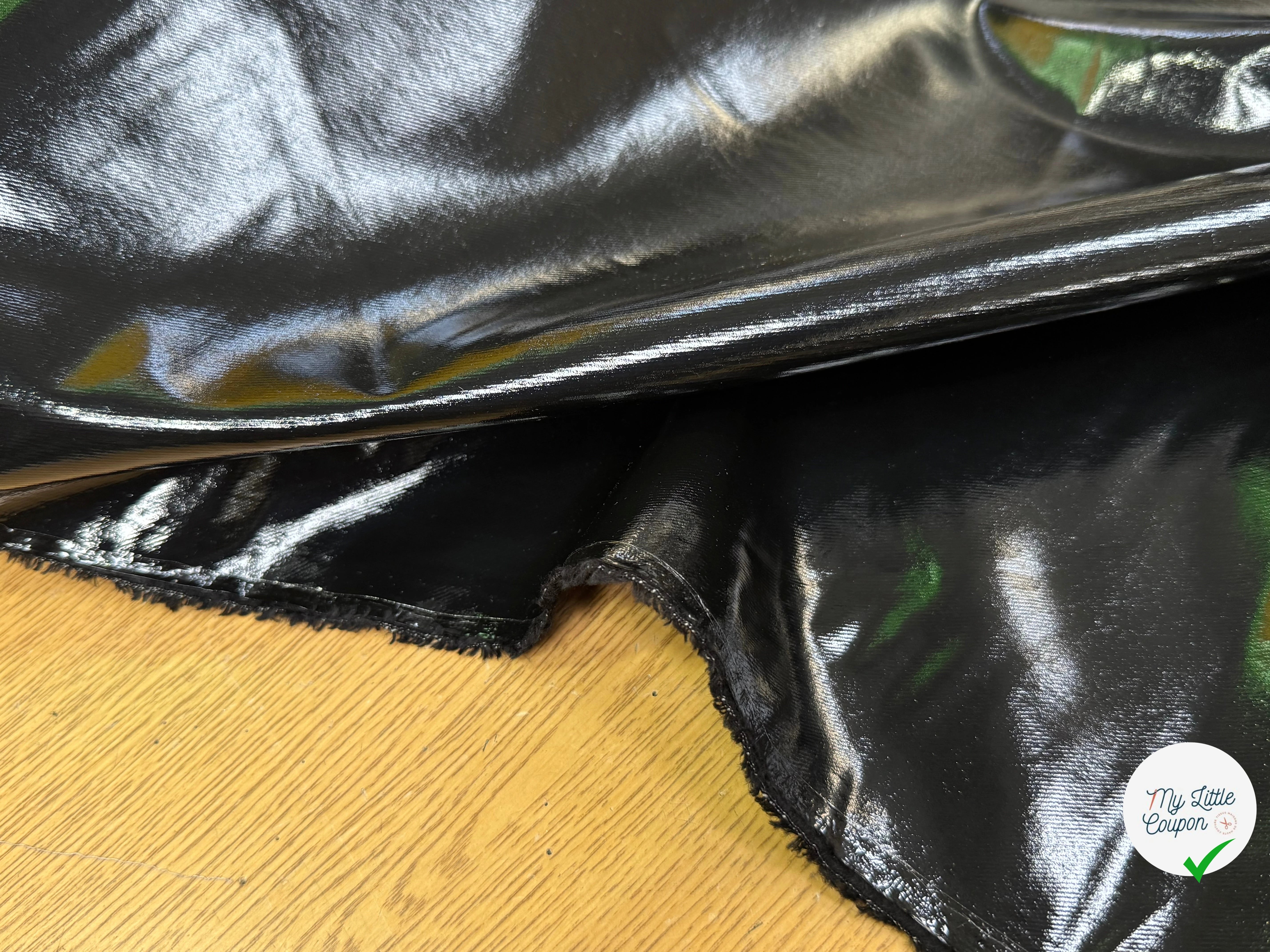 SATIN CUIR SCHINTZÉ NOIR - My Little Coupon
