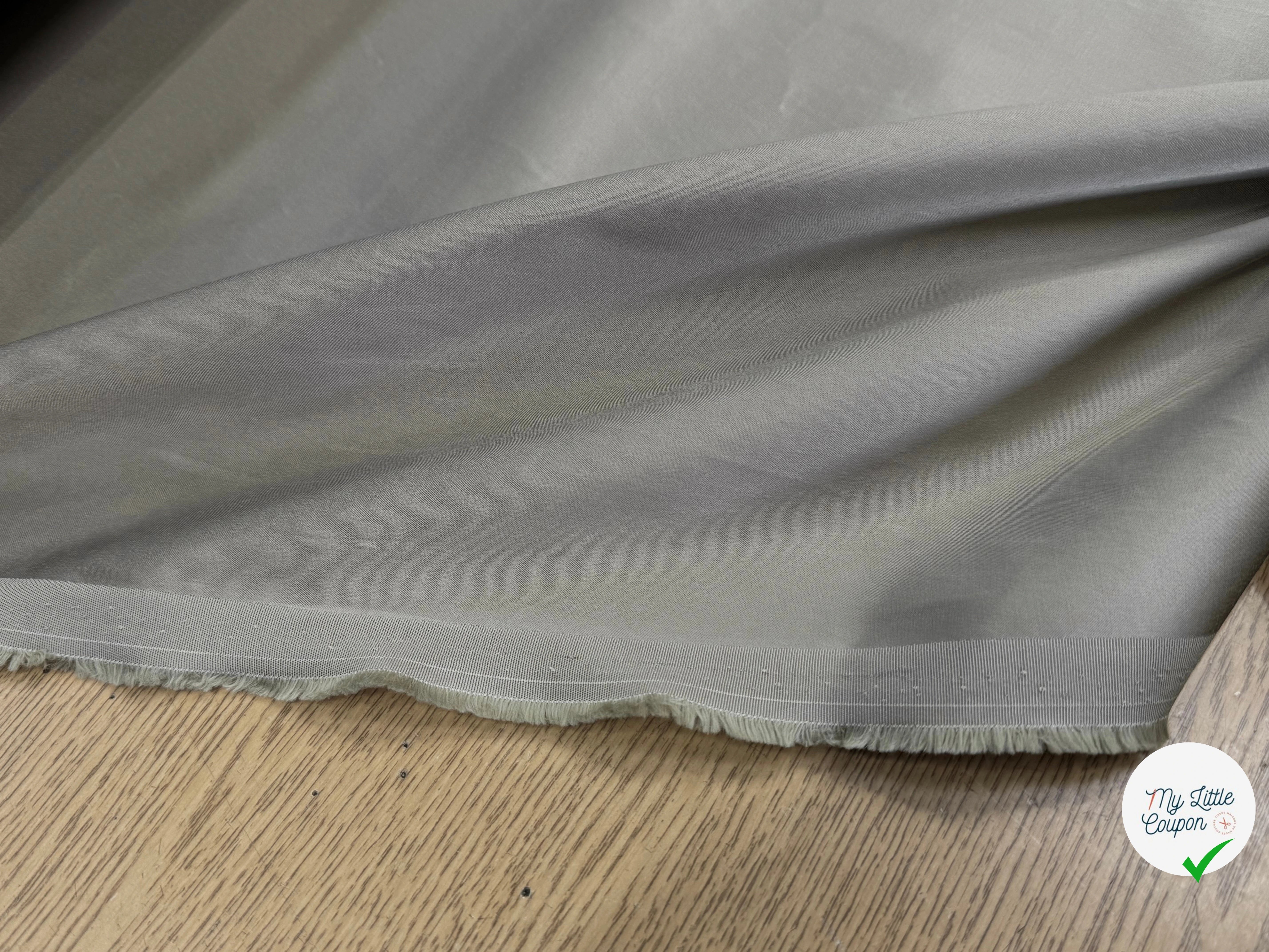 SATIN DE COTON BEIGE BELLE TENUE - My Little Coupon