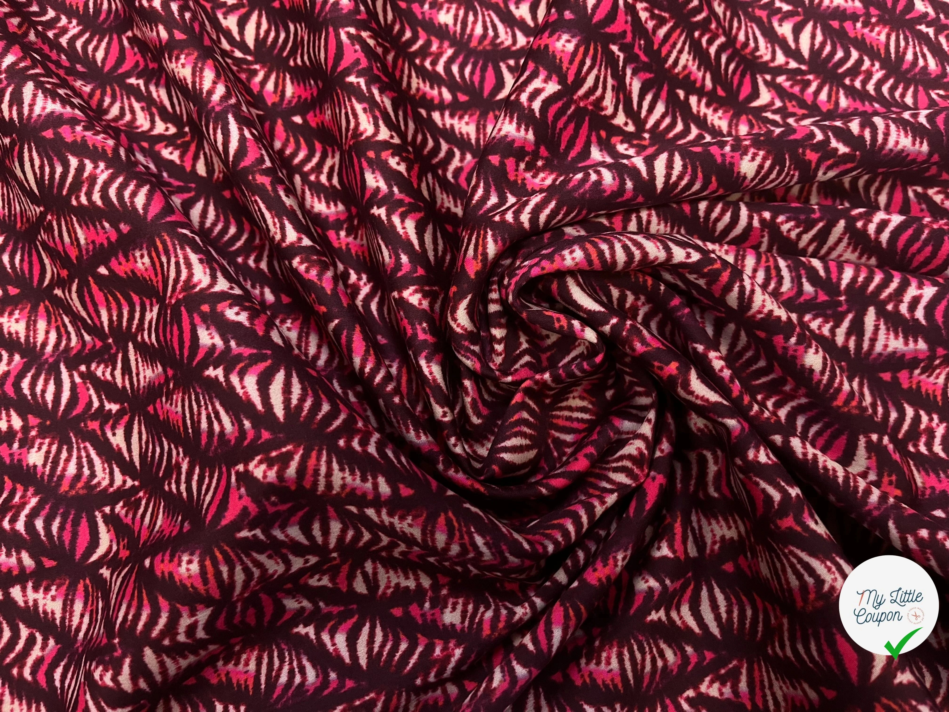 SATIN DE COTON FLUIDE TIE AND DYE - My Little Coupon
