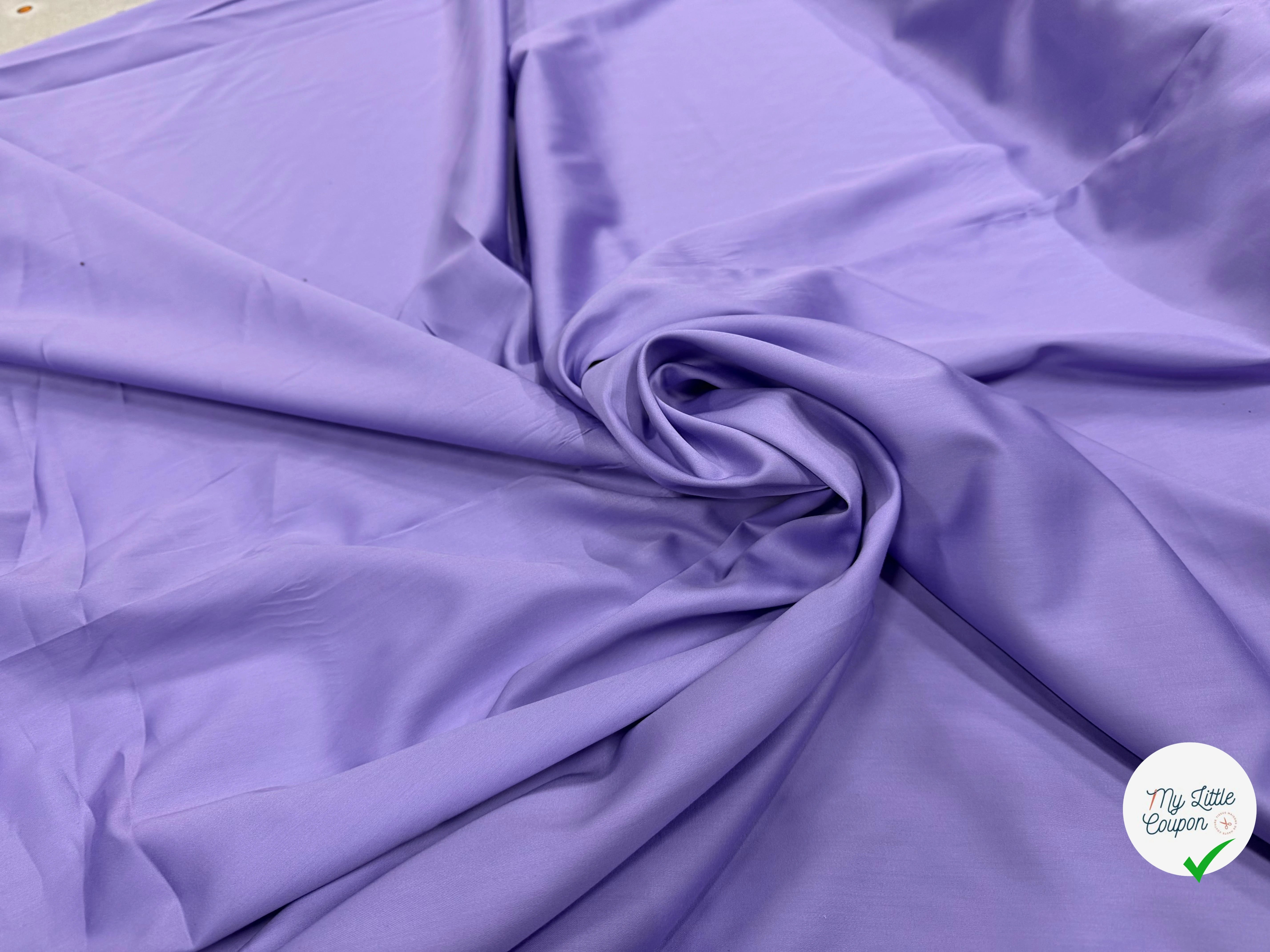 SATIN DE COTON LILAS - My Little Coupon