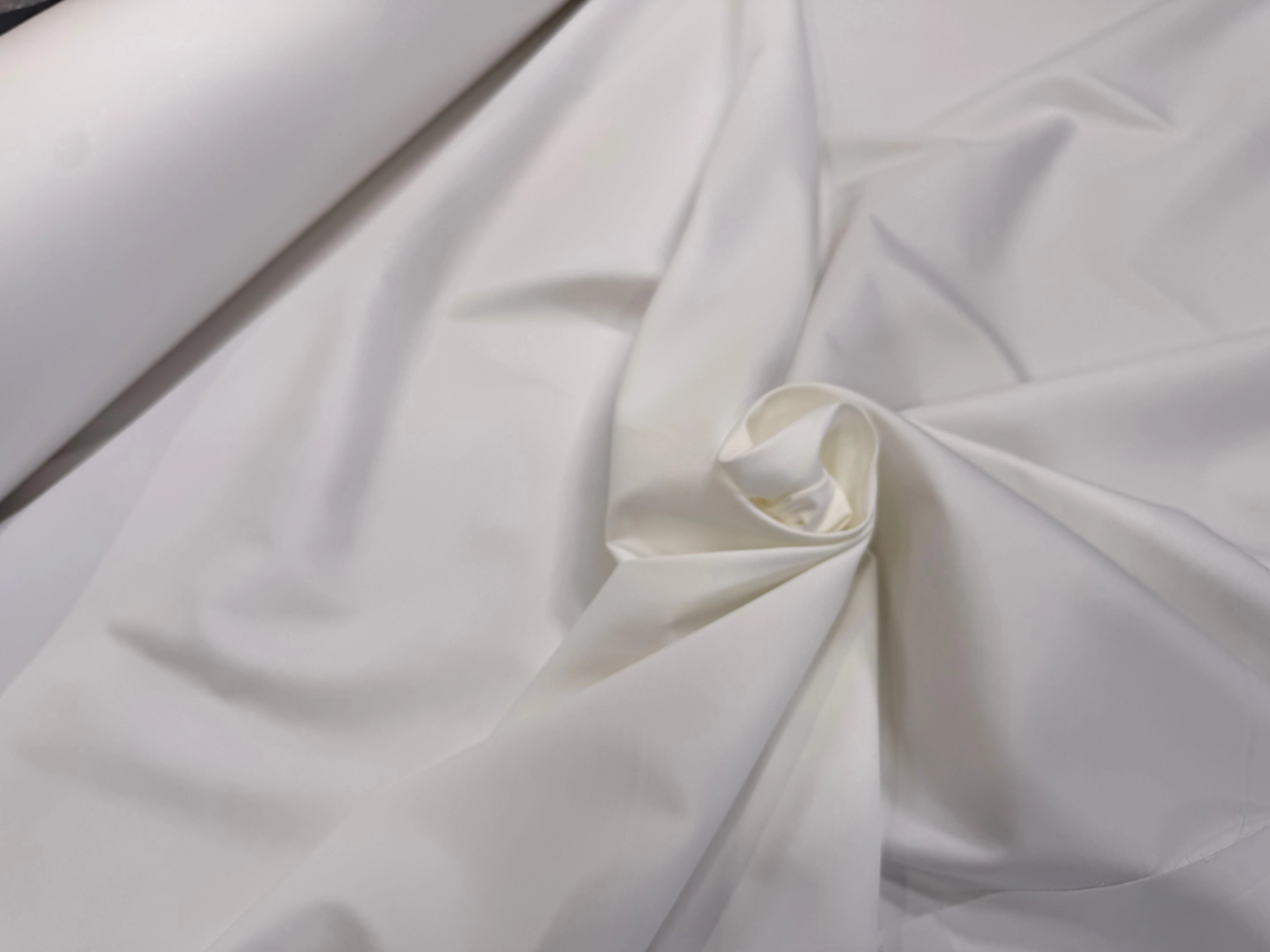 SATIN DE COTON LOURD BLANC OPTIQUE - My Little Coupon