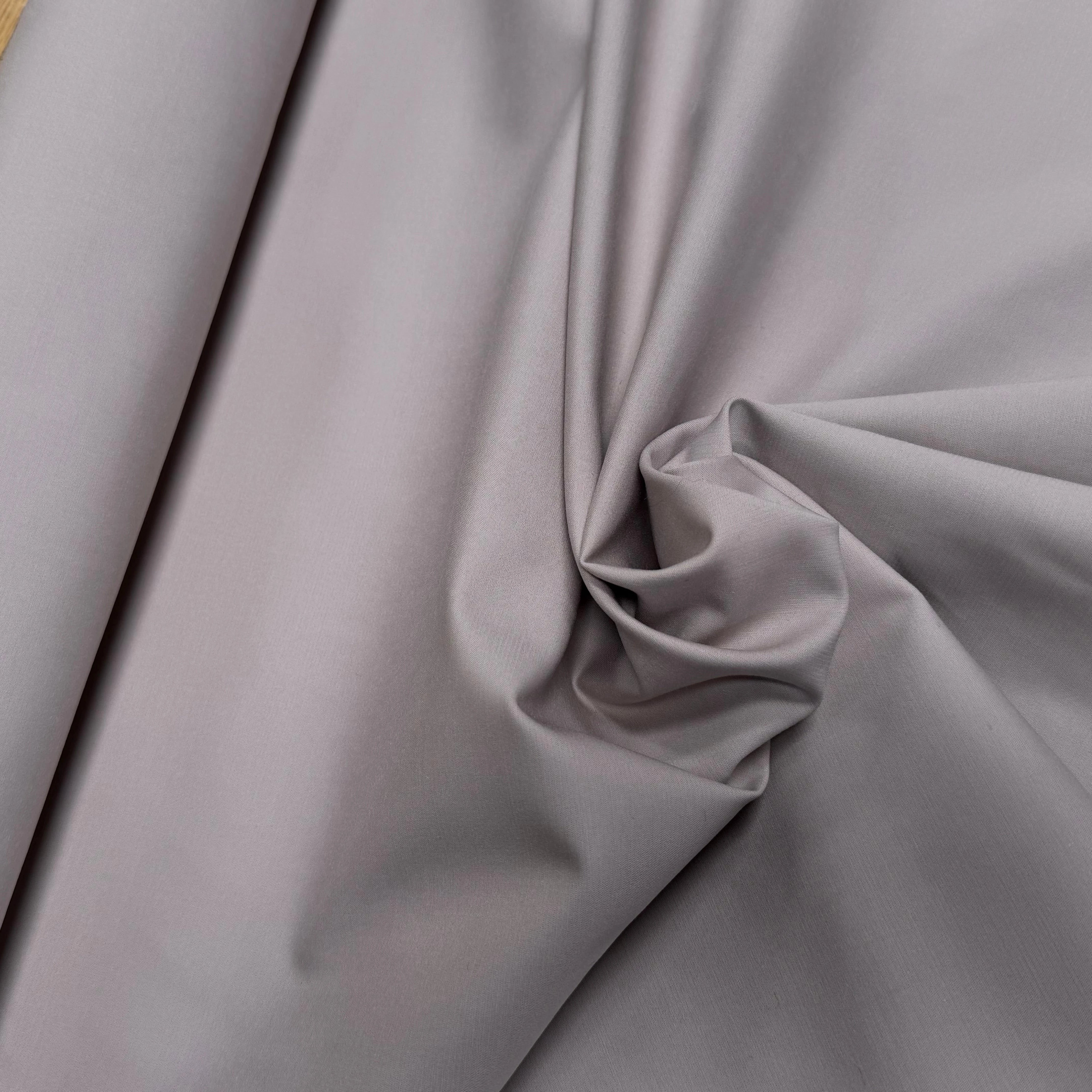 SATIN DE COTON LOURD CAFÉ LATÉ QUALITÉ COUTURE STRETCH - My Little Coupon
