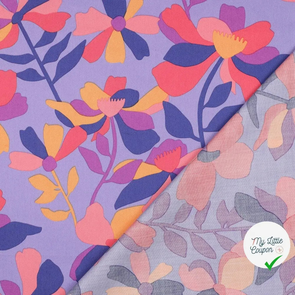 SATIN DE COTON MULTICOLORE - My Little Coupon