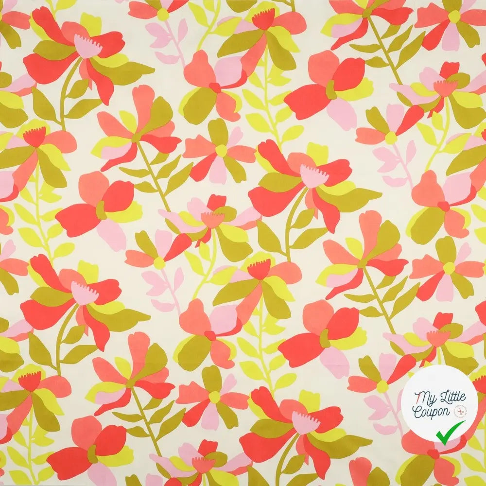 SATIN DE COTON MULTICOLORE - My Little Coupon