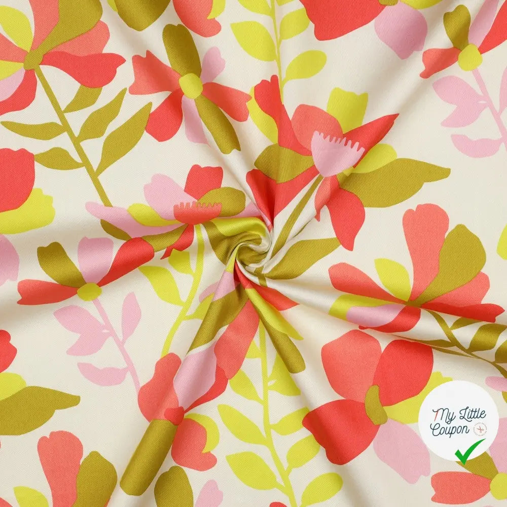 SATIN DE COTON MULTICOLORE - My Little Coupon