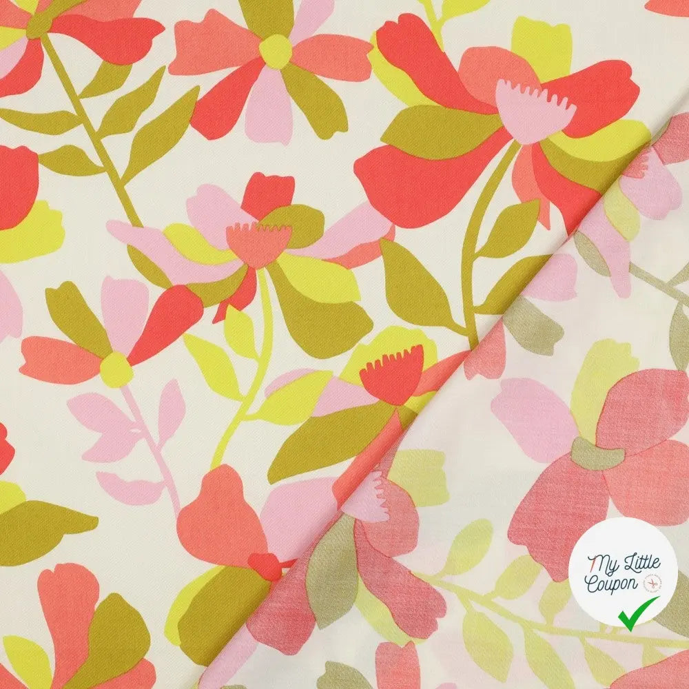 SATIN DE COTON MULTICOLORE - My Little Coupon