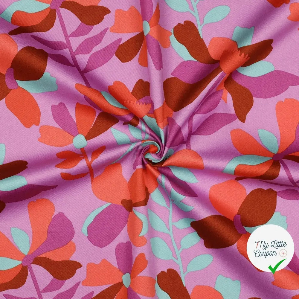 SATIN DE COTON MULTICOLORE - My Little Coupon
