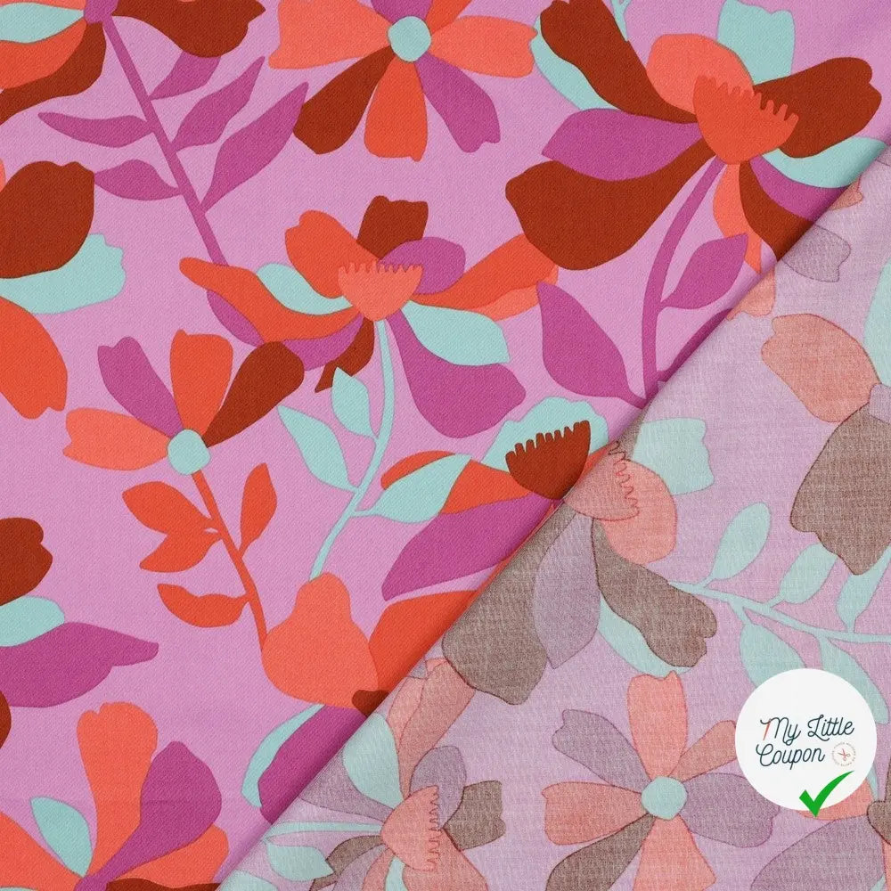 SATIN DE COTON MULTICOLORE - My Little Coupon