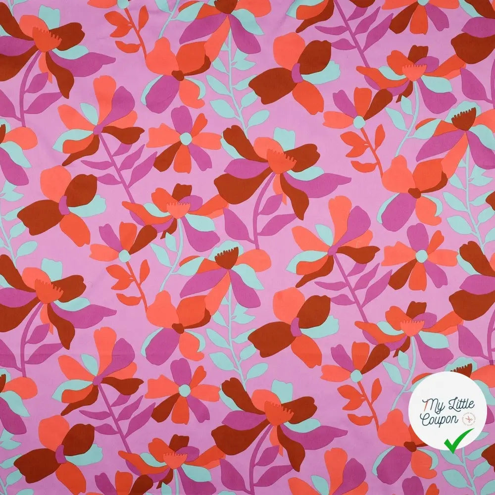 SATIN DE COTON MULTICOLORE - My Little Coupon