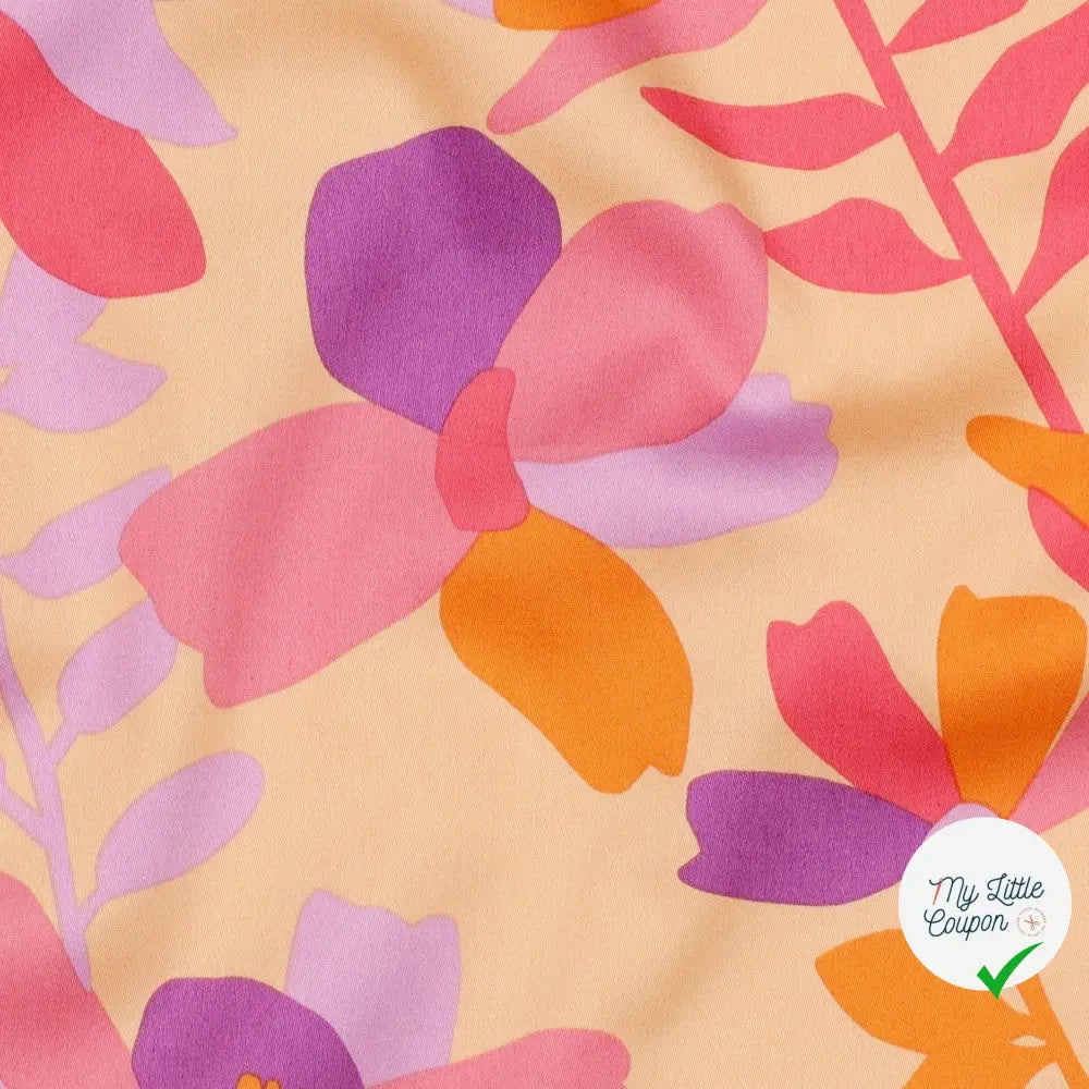 SATIN DE COTON MULTICOLORE - My Little Coupon