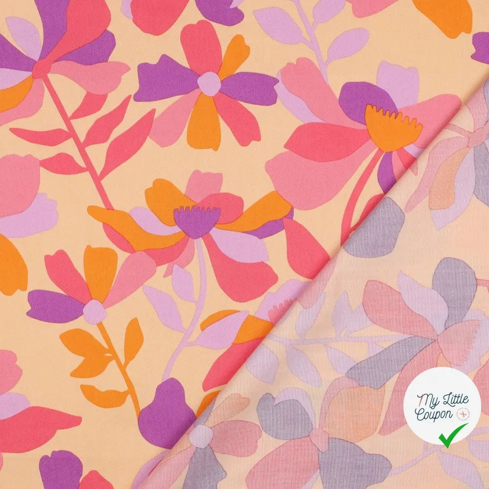 SATIN DE COTON MULTICOLORE - My Little Coupon