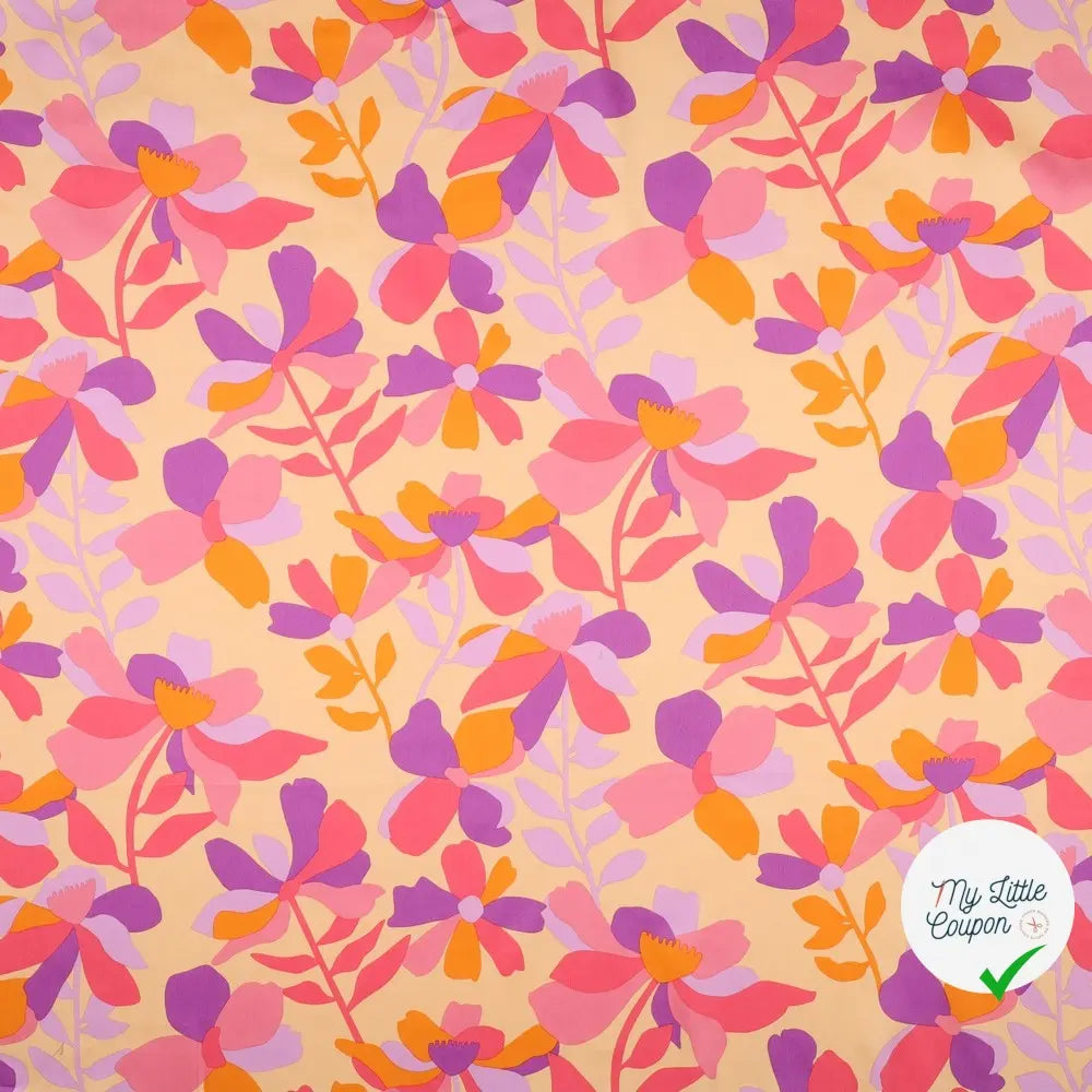 SATIN DE COTON MULTICOLORE - My Little Coupon