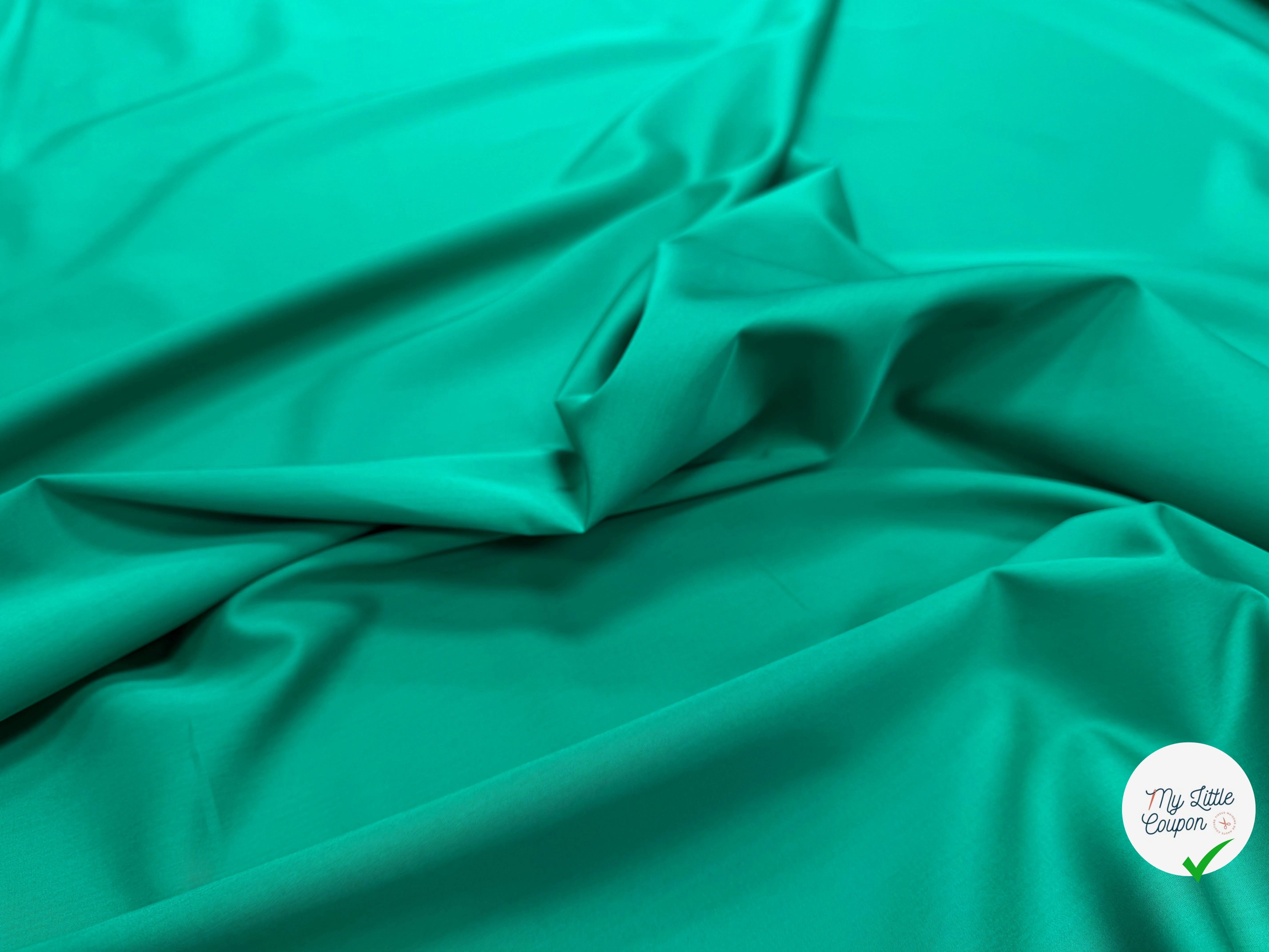 SATIN DE COTON QUALITÉ PREMIUM GREEN - My Little Coupon