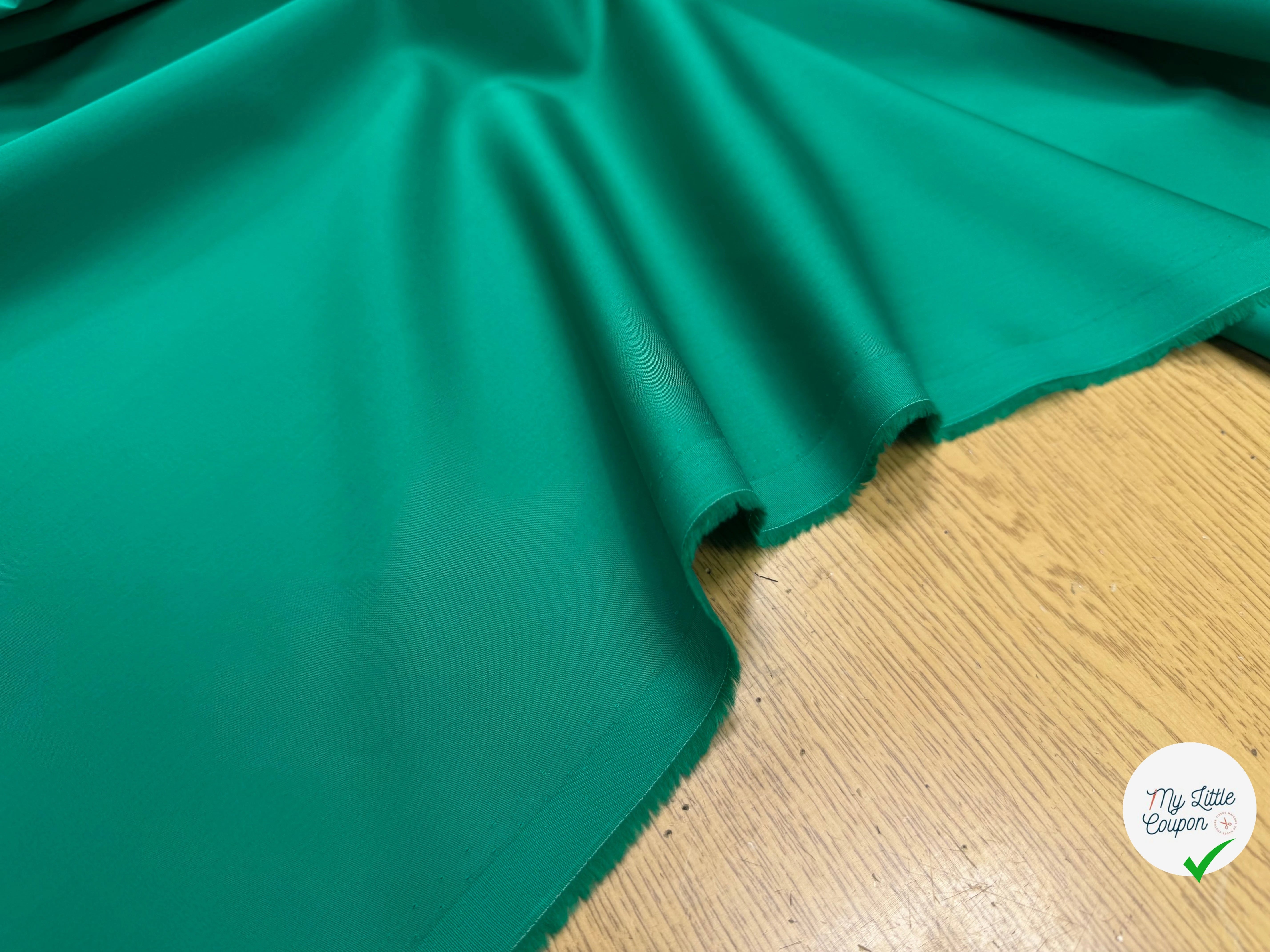 SATIN DE COTON QUALITÉ PREMIUM GREEN - My Little Coupon