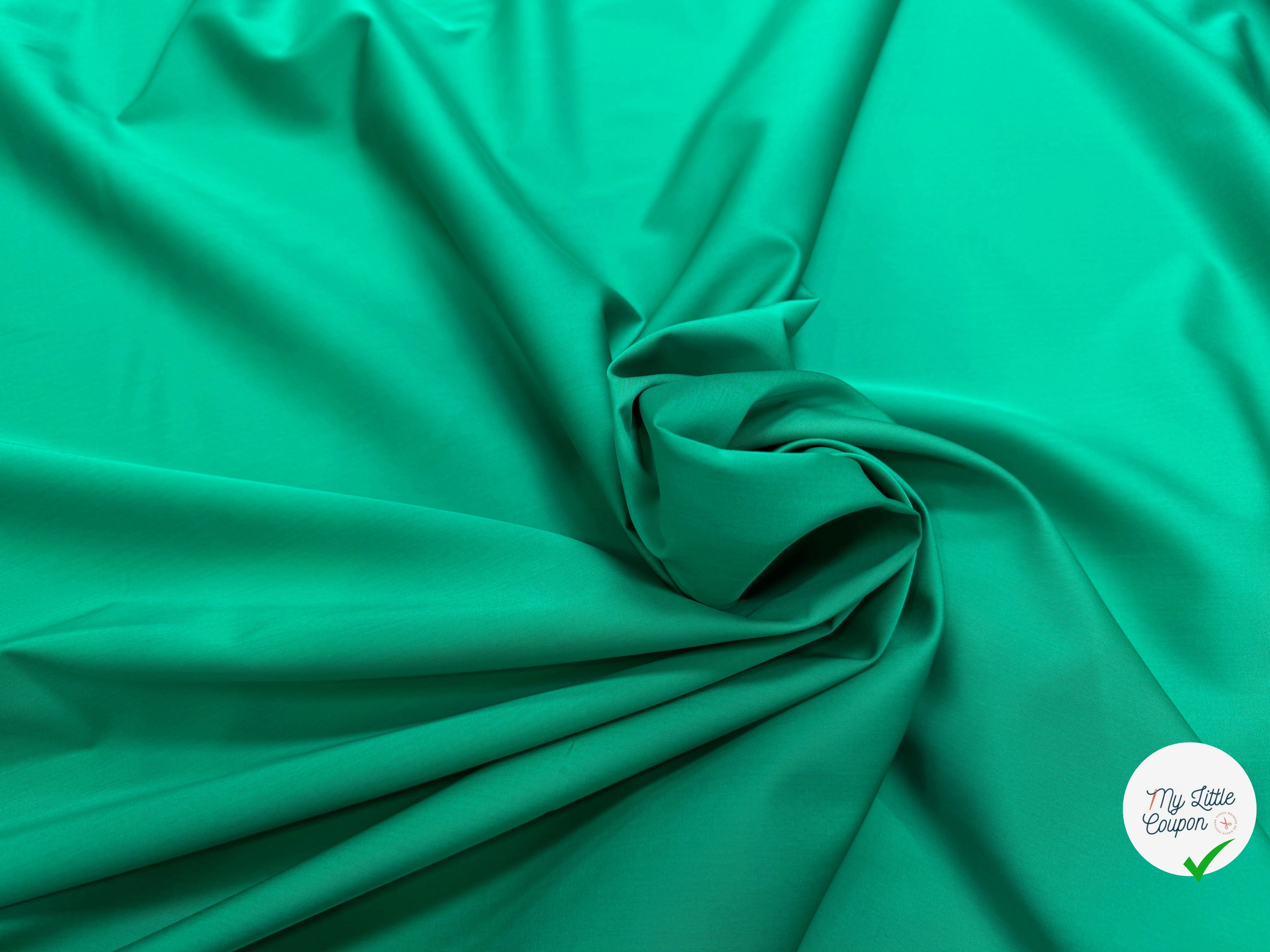 SATIN DE COTON QUALITÉ PREMIUM GREEN - My Little Coupon